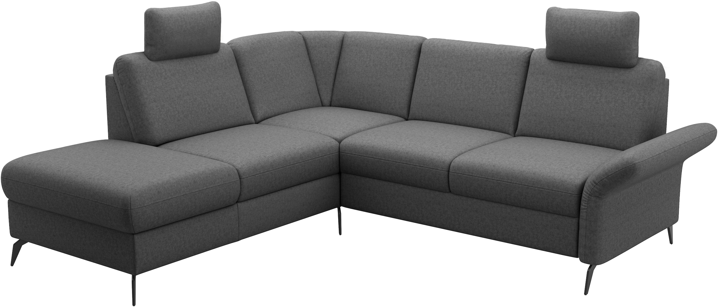 Home affaire Ecksofa »Rochelle«, optional: Armteilverstellung, klappbar, Bettkasen