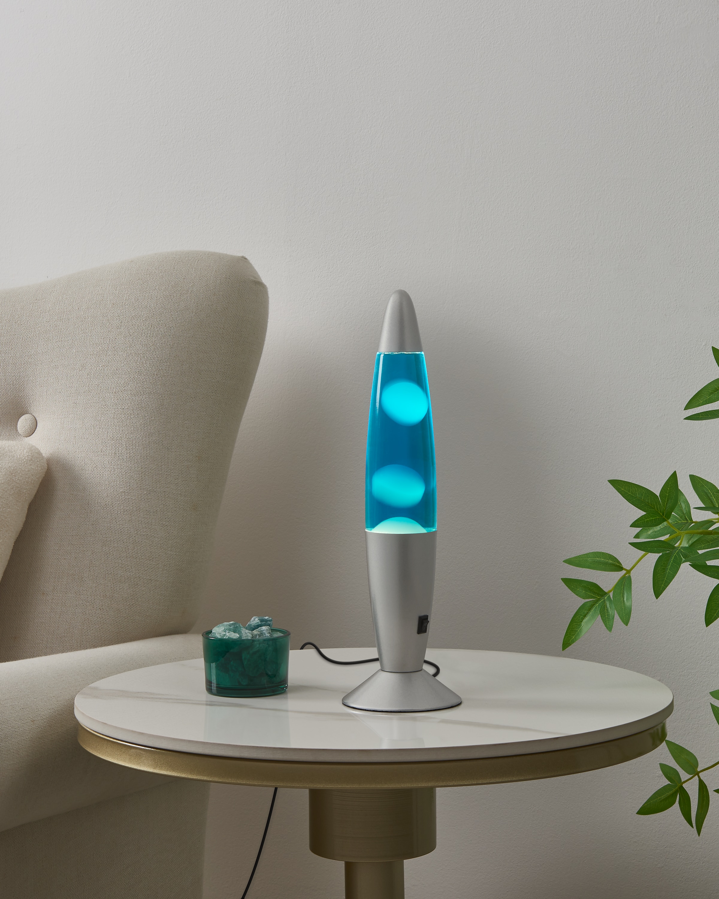 EGLO LED Tischleuchte »LAVA« LED-Modul 1 Stk. LED Lavalampe Lava, Deko Lampe Wassersäule, Retro Lavaleuchte