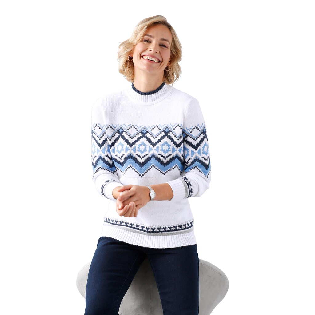 Classic Basics Stehkragenpullover »Pullover«