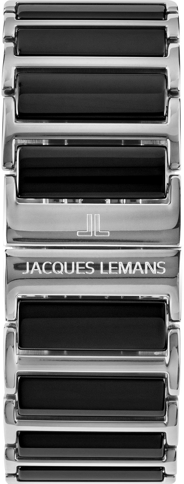 Jacques Lemans Chronograph »York« Quarzuhr, Armbanduhr, Herrenuhr, Keramik, analog, Tag, Stoppfunktion