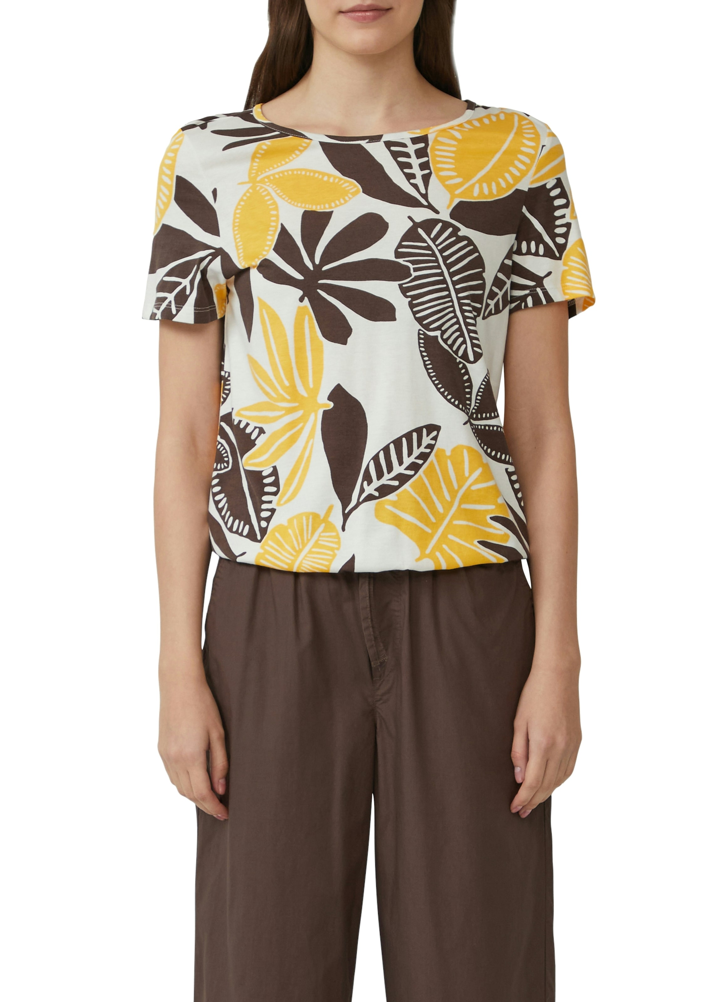 s.Oliver Print-Shirt im O-Shape mit Cut-out