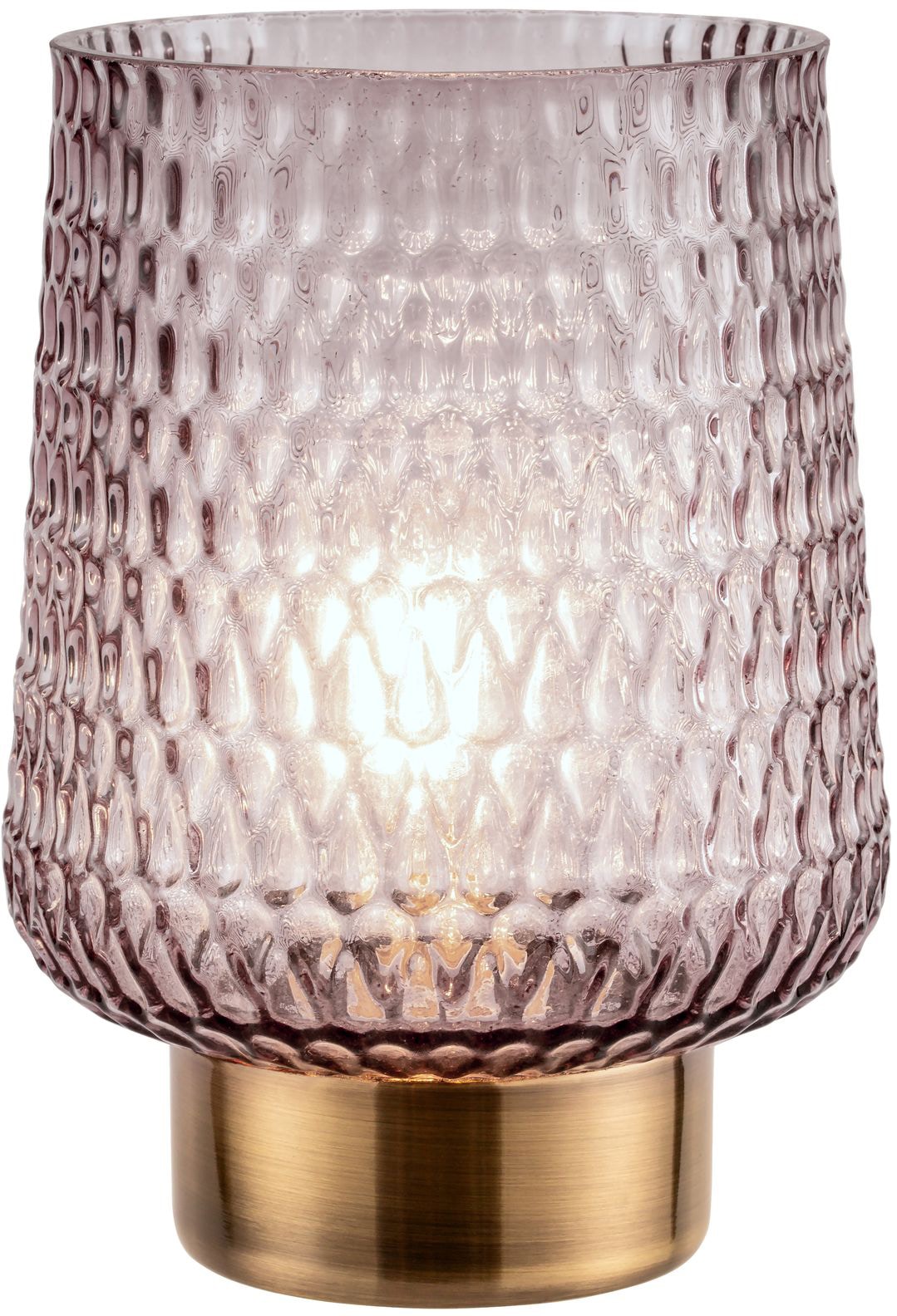 Pauleen Tischleuchte »Sparkling Glamour«, 1 flammig, Leuchtmittel E27 | Leuchtmittel wechselbar, E27, Batterbiebetrieben, Timerfunktion, Windlicht