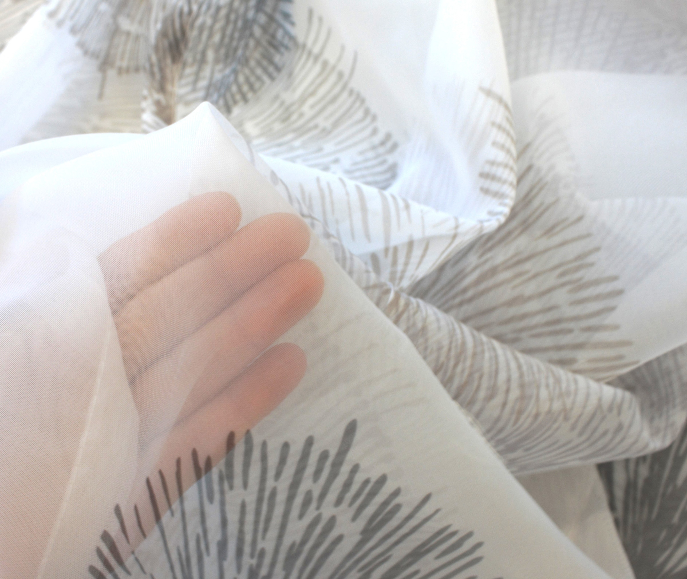 HOME WOHNIDEEN Vorhang »RAWLINS«, (1 St.), Schal aus Voile bedruckt