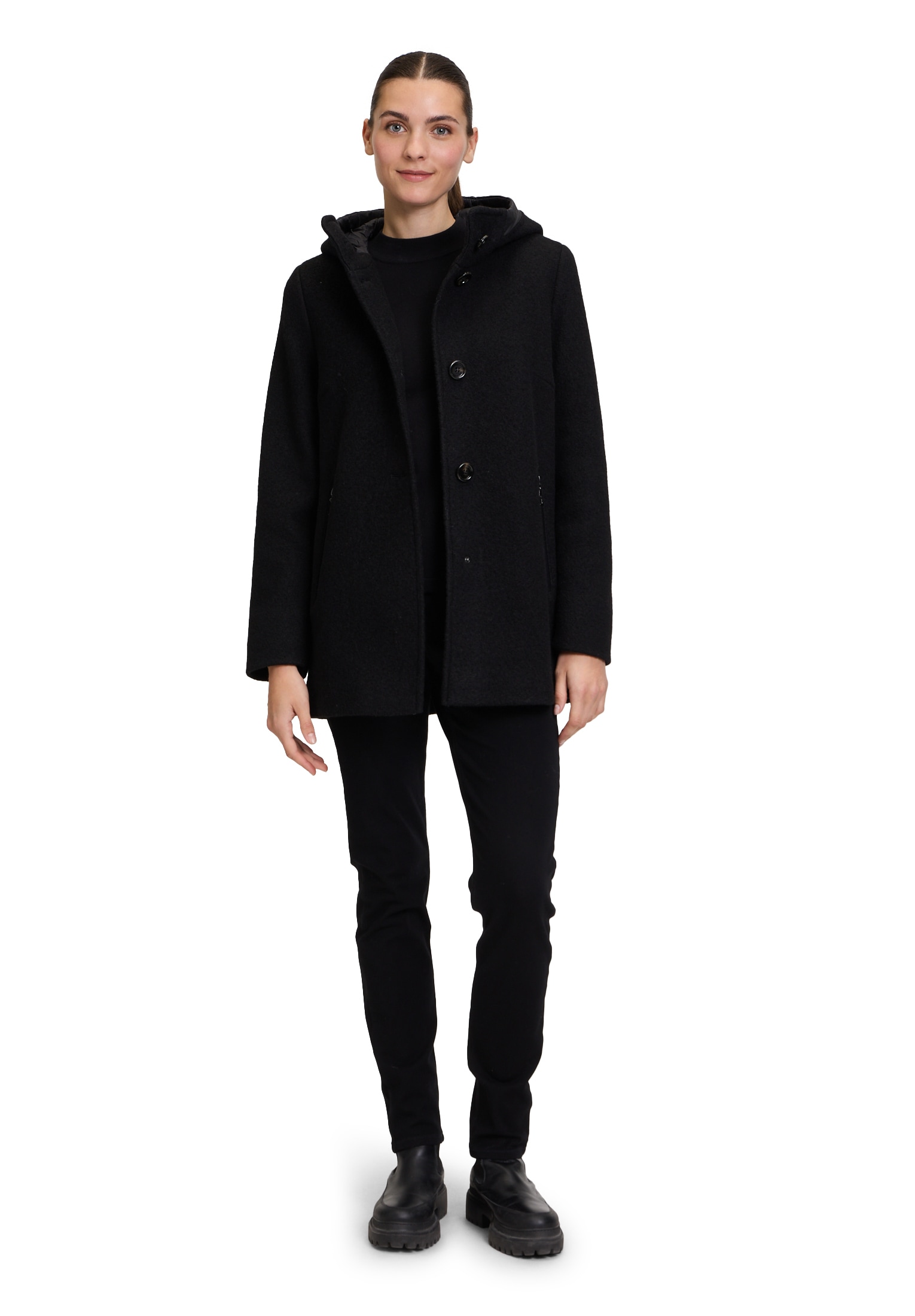 Gil Bret Wolljacke »Wolljacke mit Kapuze«