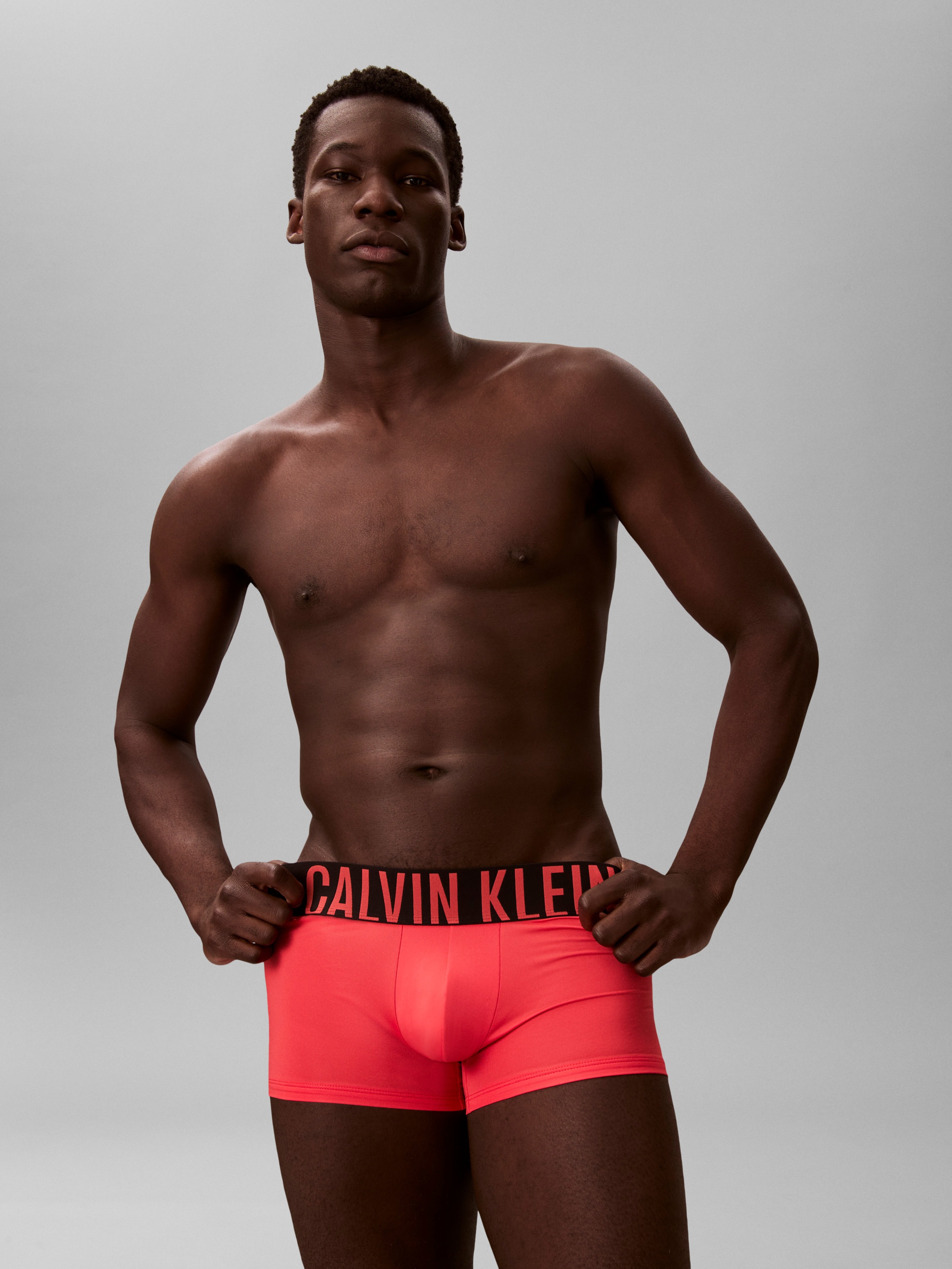 Calvin Klein Underwear Trunk »LOW RISE TRUNK 3PK« Packung, 3er-Pack, 3 Stk. mit Logobund