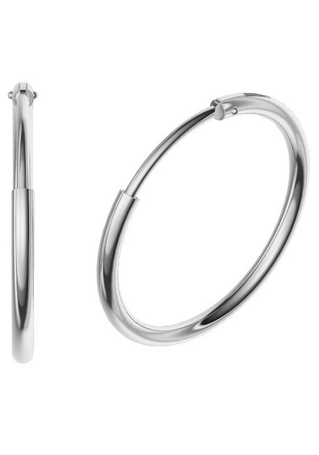 Firetti Paar Creolen »Schmuck Geschenk Silber 925 1,5 mm breit«, Made in Germany