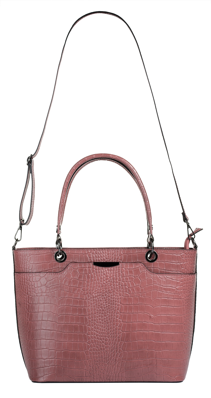 Cluty Henkeltasche echt Leder, Made in Italy