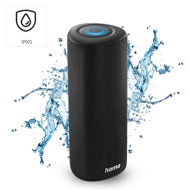 Hama Bluetooth-Lautsprecher »Tragbarer Bluetooth-Lautsprecher 24W  (wasserdicht, 10 Licht-Modi, TWS)« ➥ 3 Jahre XXL Garantie | UNIVERSAL