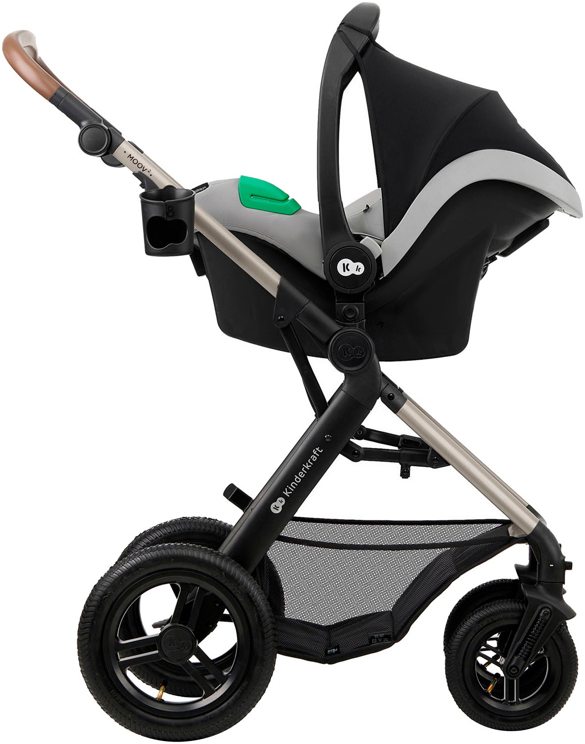 Kinderkraft Kombi-Kinderwagen »MOOV 2 Air 3IN1«, 27 kg, mit Luftreifen