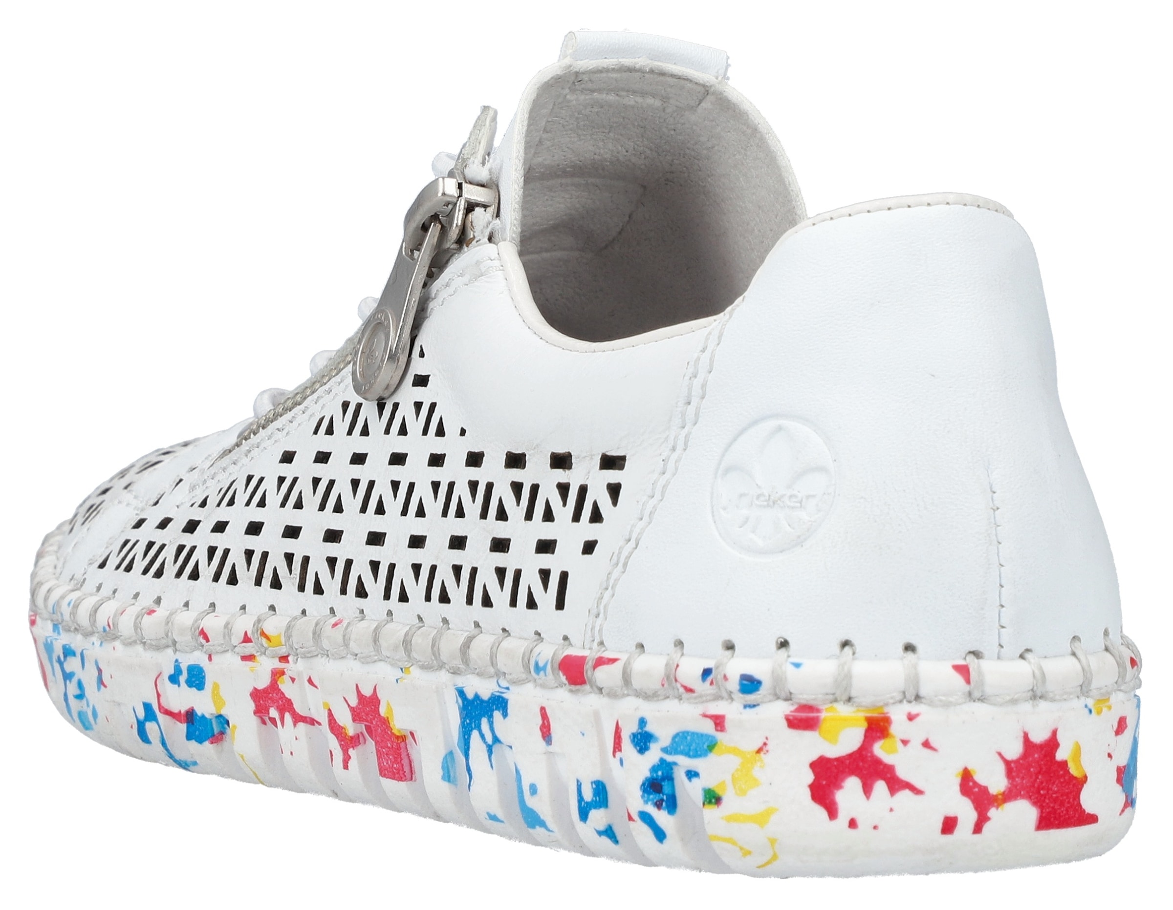 Rieker Slip-On Sneaker  , Halbschuh, Freizeitschuh, Schlupfschuh mit Gummizug