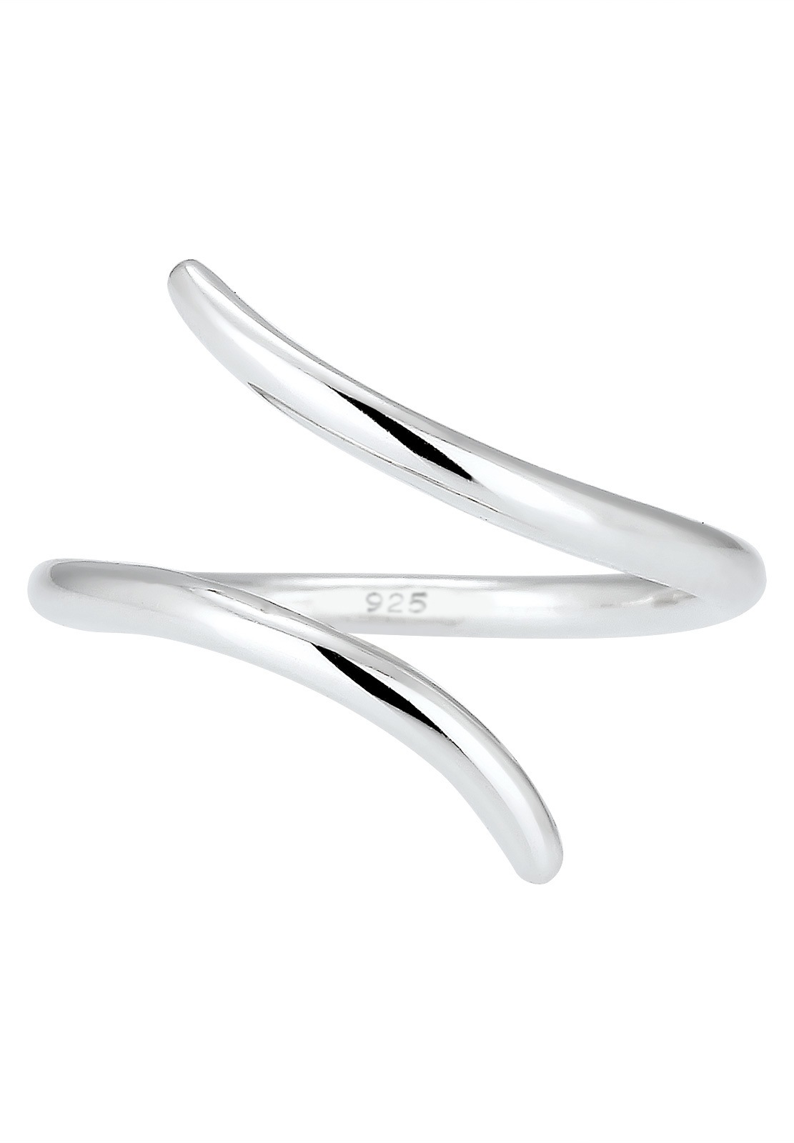 Elli Silberring »Ring Wickelring offen verstellbar Statement 925 Silber«