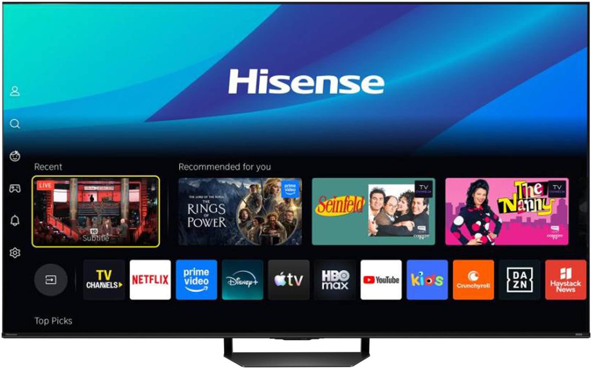 Hisense Mini-LED-Fernseher »85U7DS PRO« 215 cm/85 ″ Smart-TV