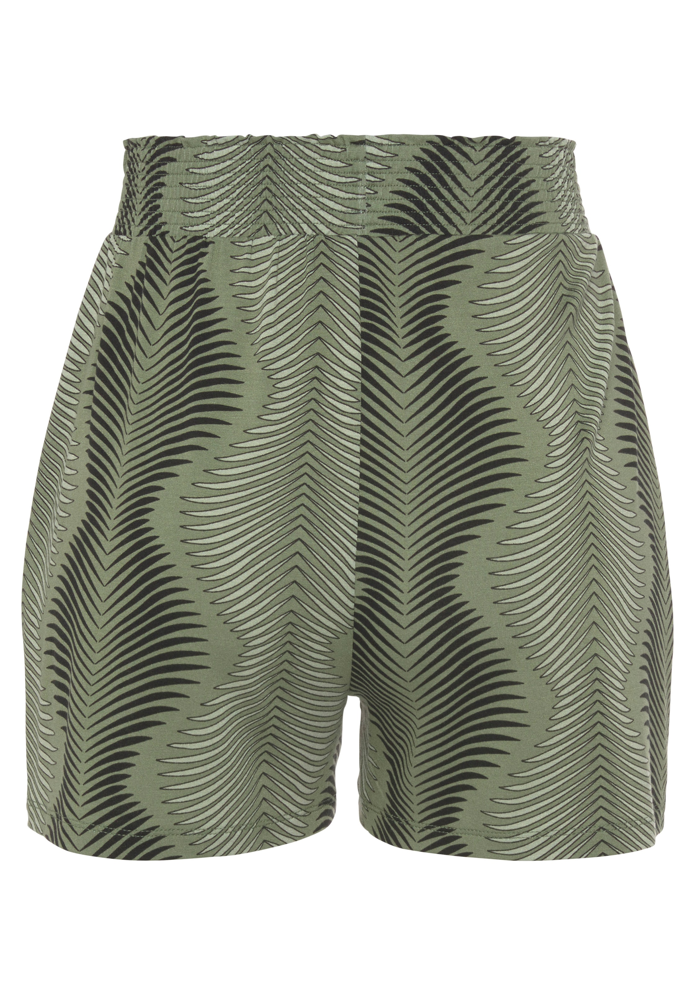 LASCANA Pyjamashorts, mit modisch hoher Taille