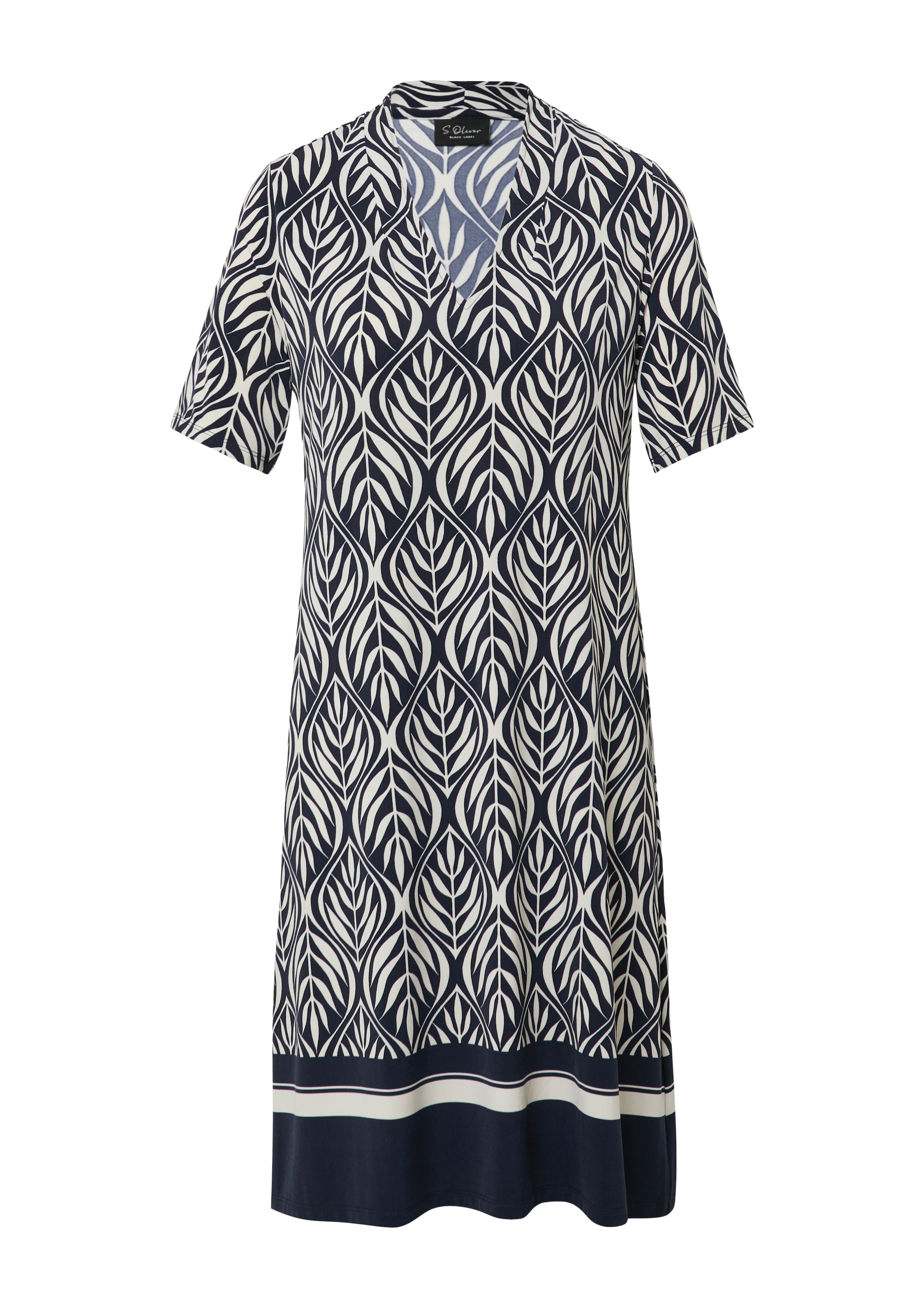 s.Oliver BLACK LABEL Sommerkleid, mit All-Over Print
