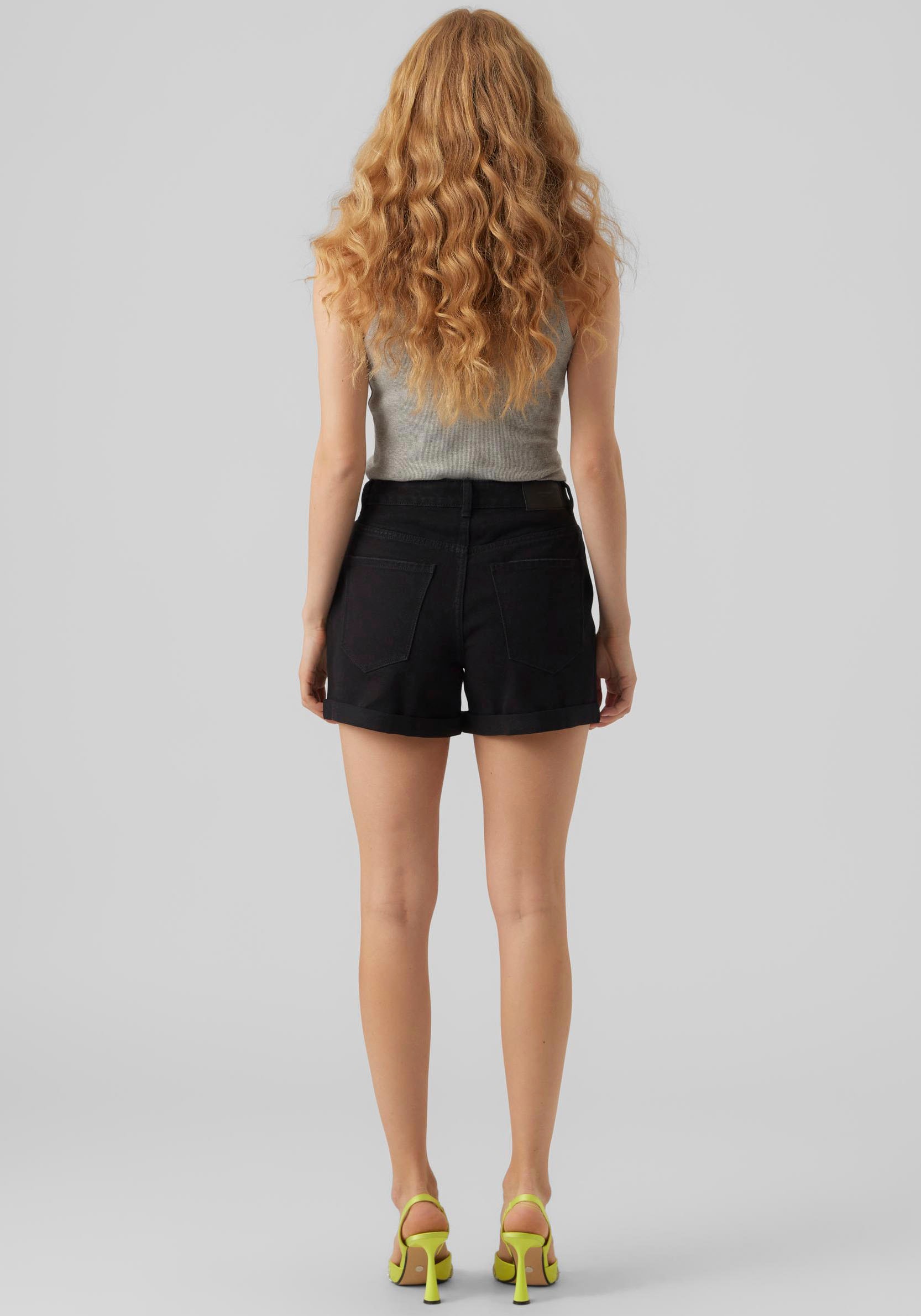 Vero Moda Jeansshorts »VMZURI HR LOOSE SHORTS MIX NOOS«