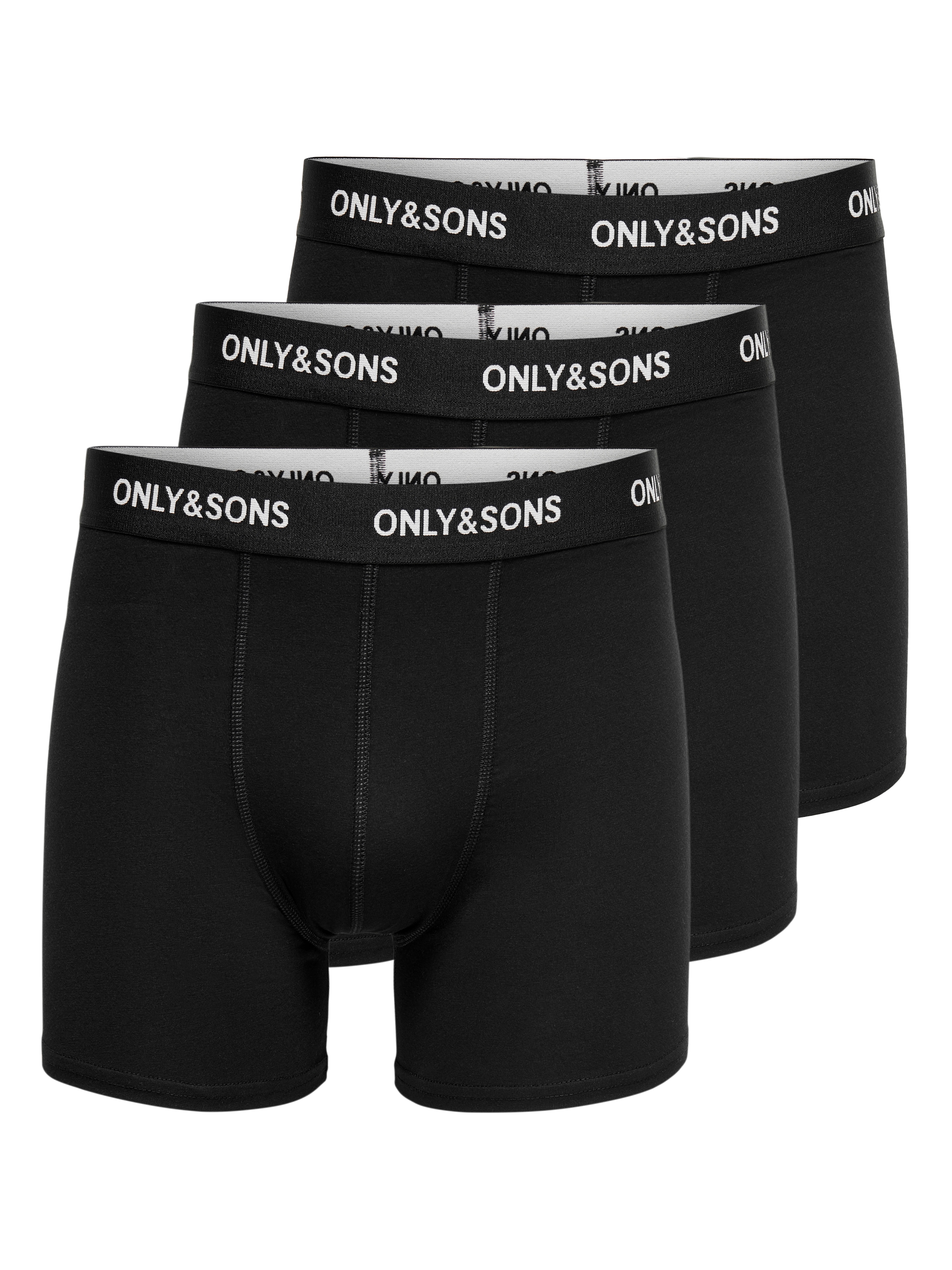 ONLY & SONS Trunk »ONSFITZ SOLID BLACK TRUNK 3PACK3854 NOOS« Packung, 3 Stk.