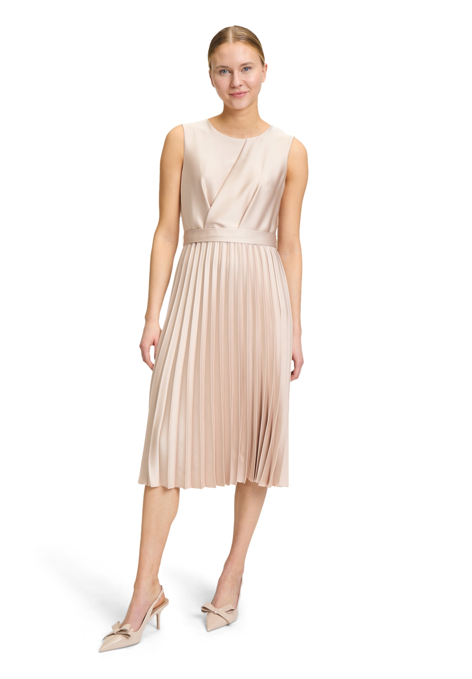 Betty&Co Chiffonkleid »Chiffonkleid mit Plissee«