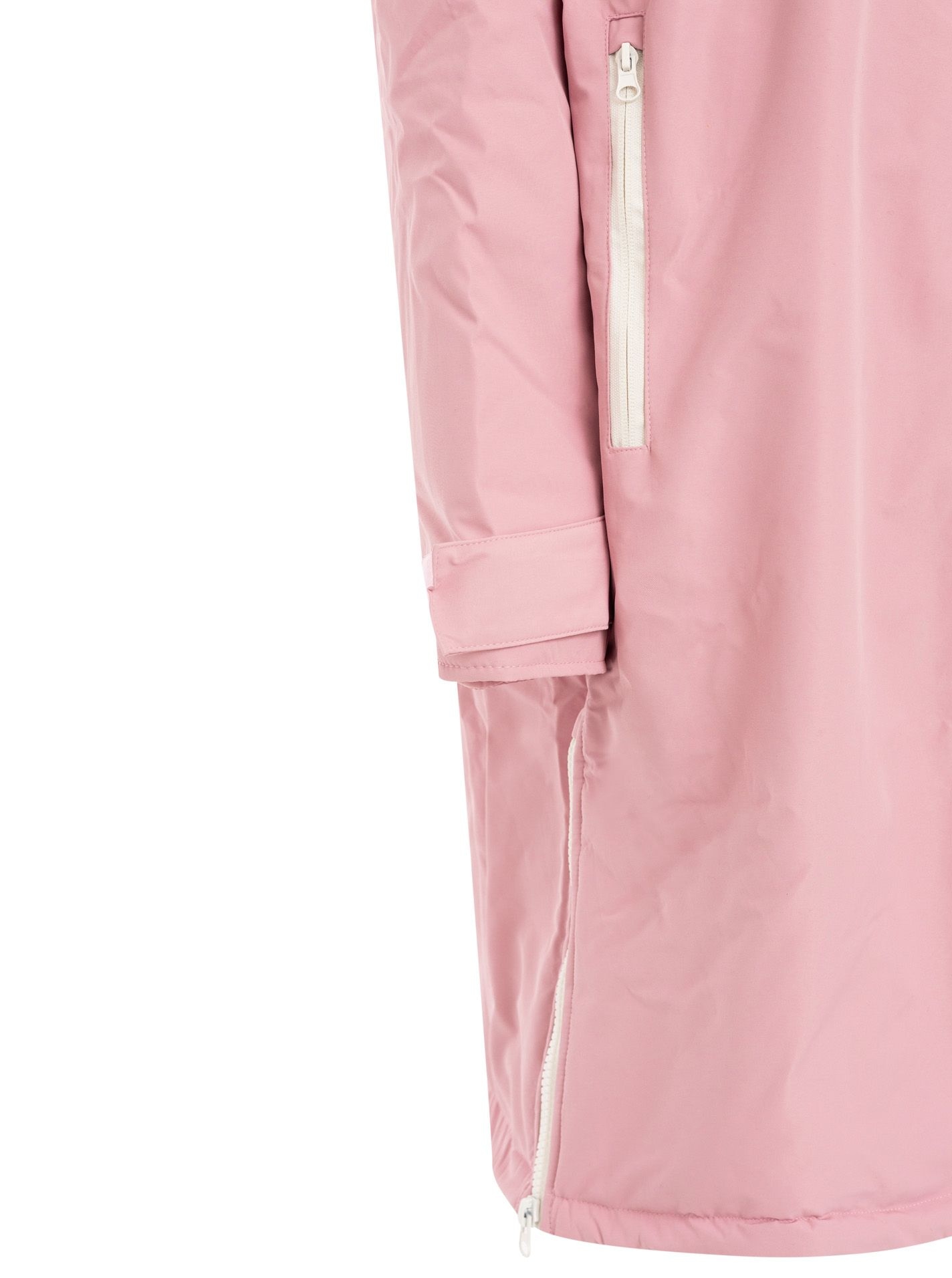 Zwillingsherz Kurzmantel »"Oversize Windjacke ZH"« seitliche Taschen, Kapuze, Reißverschluss, Teddy Futter