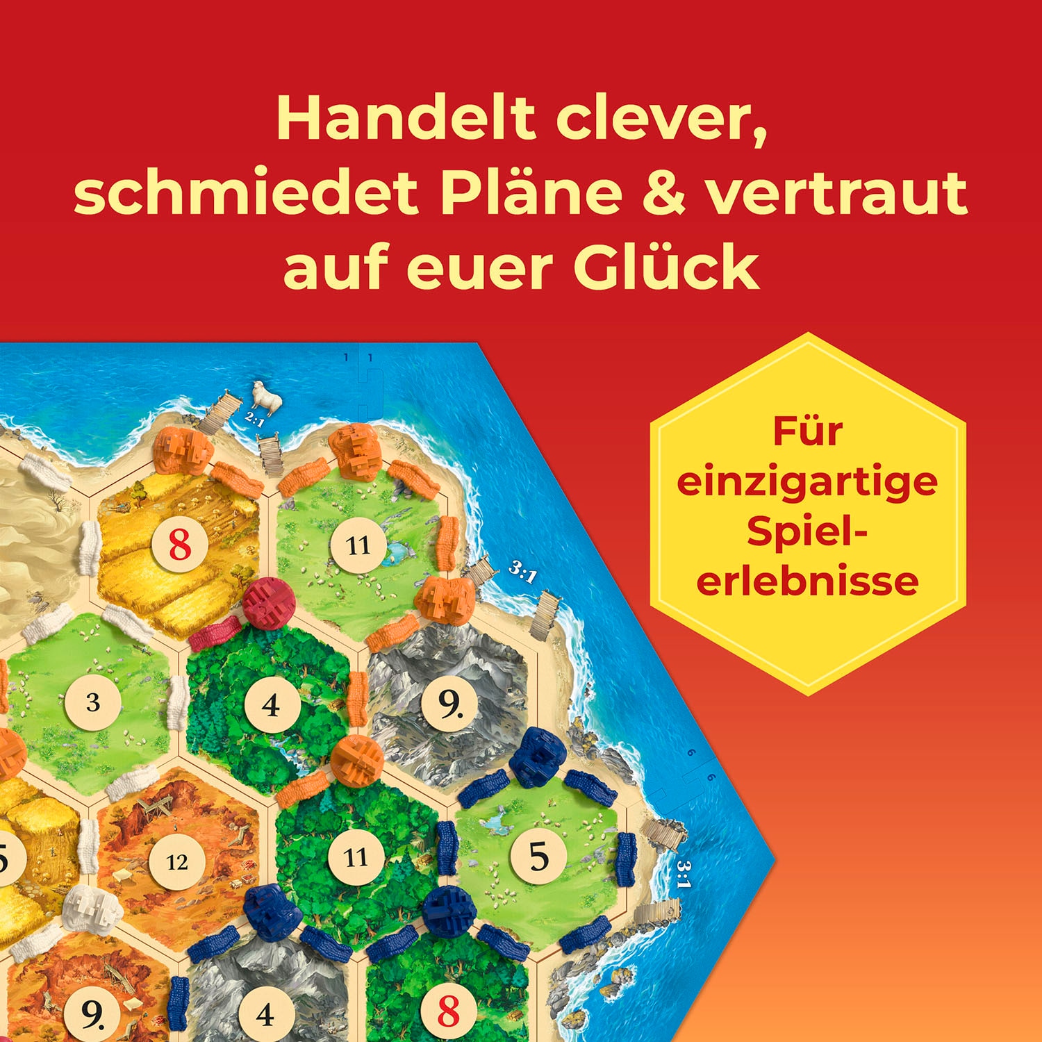 Kosmos Spiel »CATAN Das Spiel«, Made in Germany