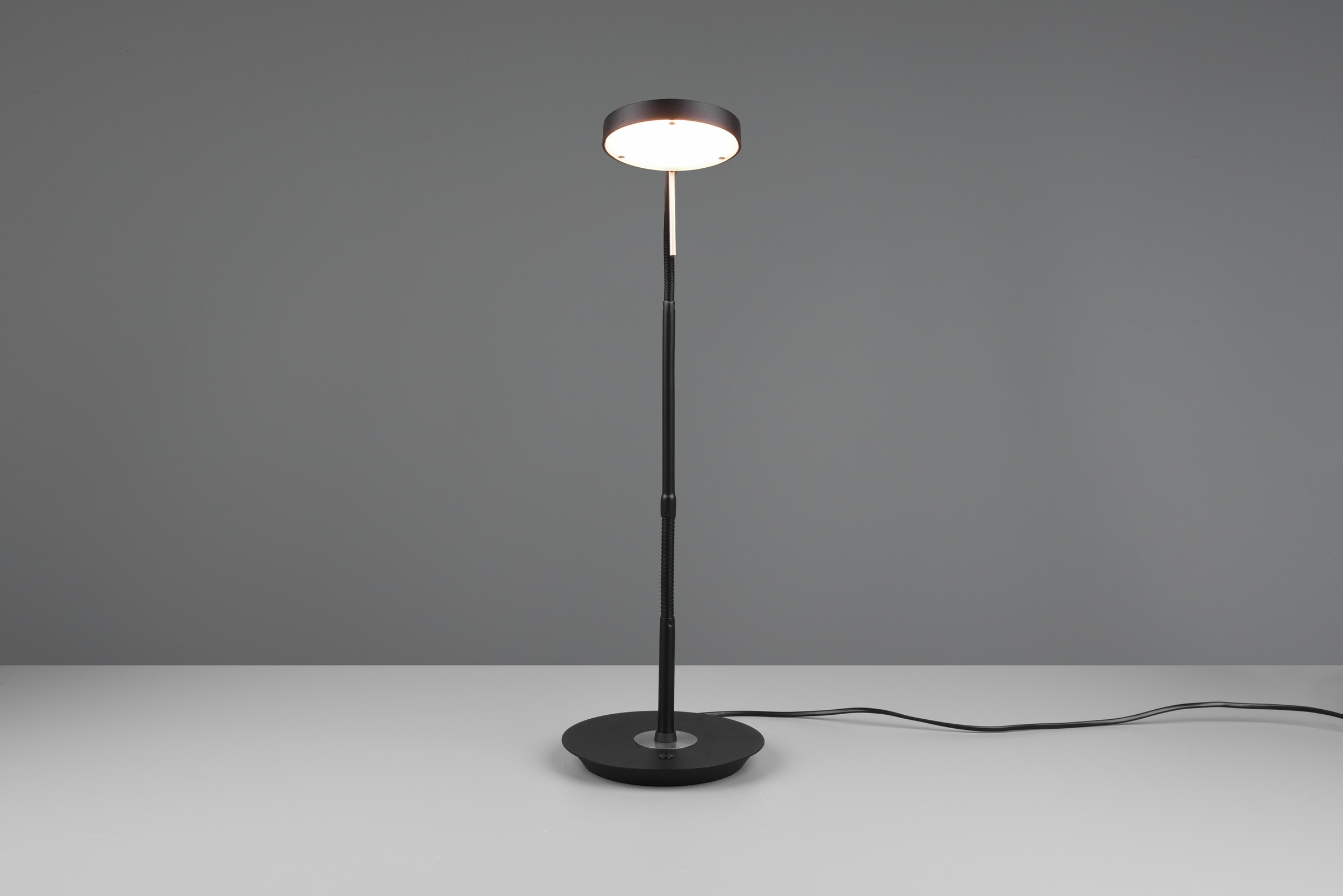 TRIO Leuchten LED Tischleuchte »MONZA, Tischlampe mit Sensordimmer Lichtfarbe einstellbar 2300-4000K«, 1 flammig, Leuchtmittel LED-Board | LED fest integriert, Leuchtenkopf flexibel verstellbar Memoryfunktion Höhe 57-74 cm