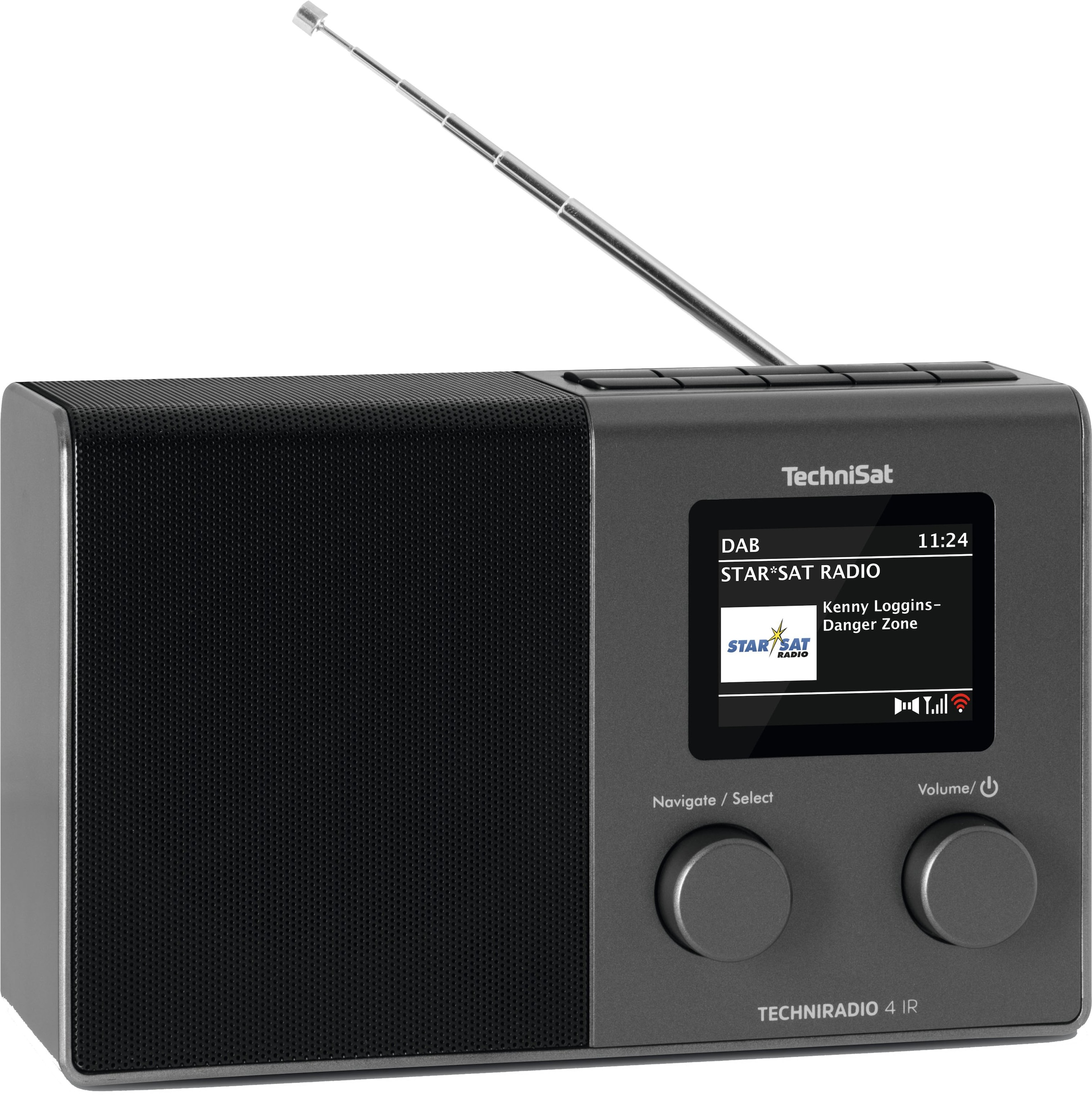 TechniSat Internet-Radio »TECHNIRADIO 4 IR kompaktes«, (WLAN Internetradio-UKW  mit RDS-Digitalradio (DAB+) 3 W) ➥ 3 Jahre XXL Garantie | UNIVERSAL | Digitalradios (DAB+)