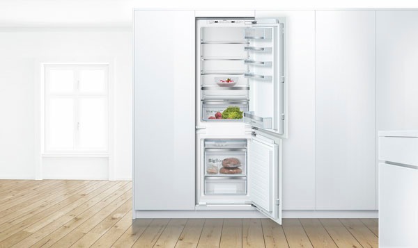 BOSCH Einbaukühlgefrierkombination 6 "KIS86AFE0" 177,2 cm hoch 55,8 cm breit Lebensmittel bleiben länger frisch dank VitaFresh