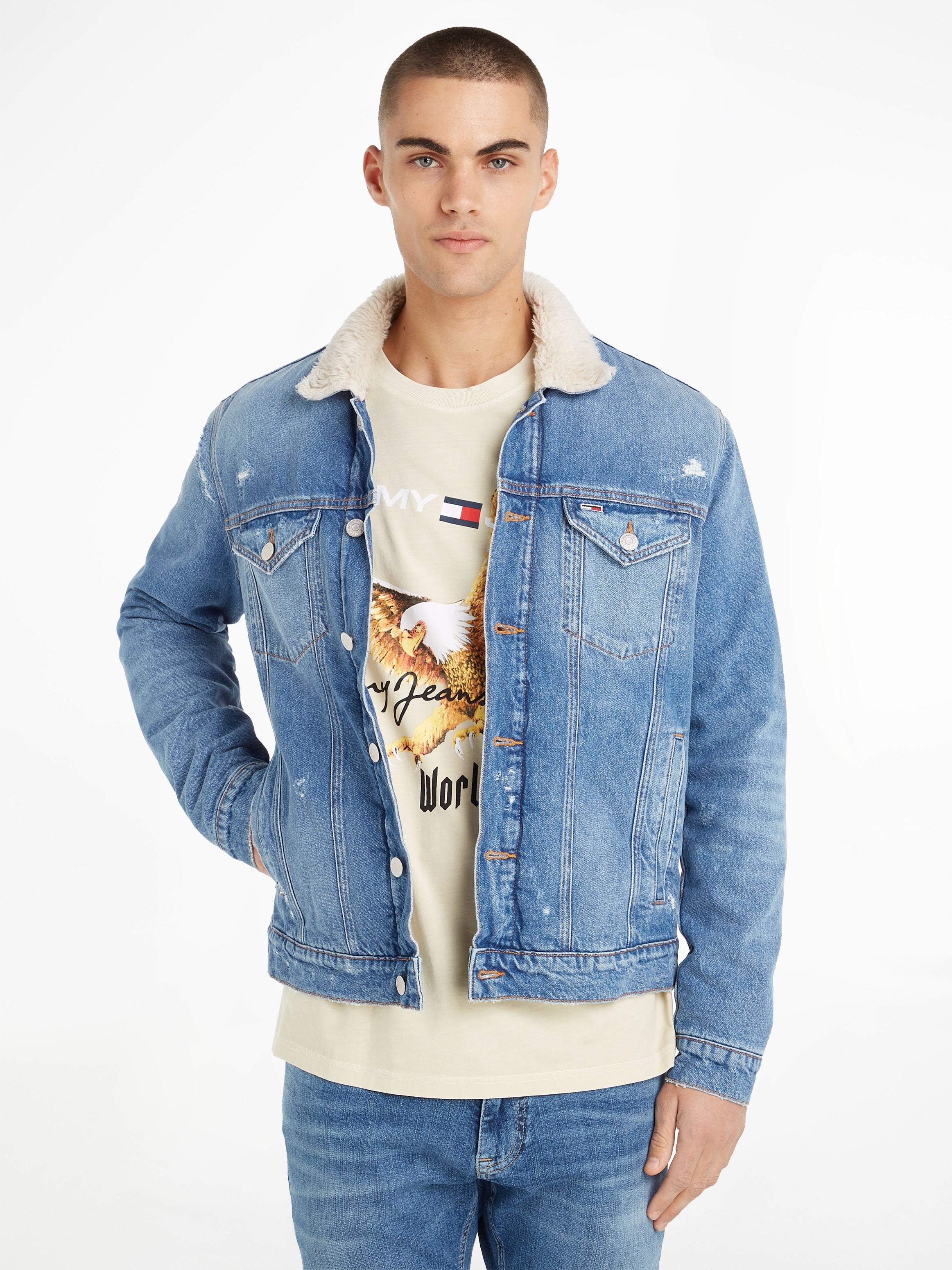 Jeansweste »TEDDY TRUCKER JACKET DG2038«