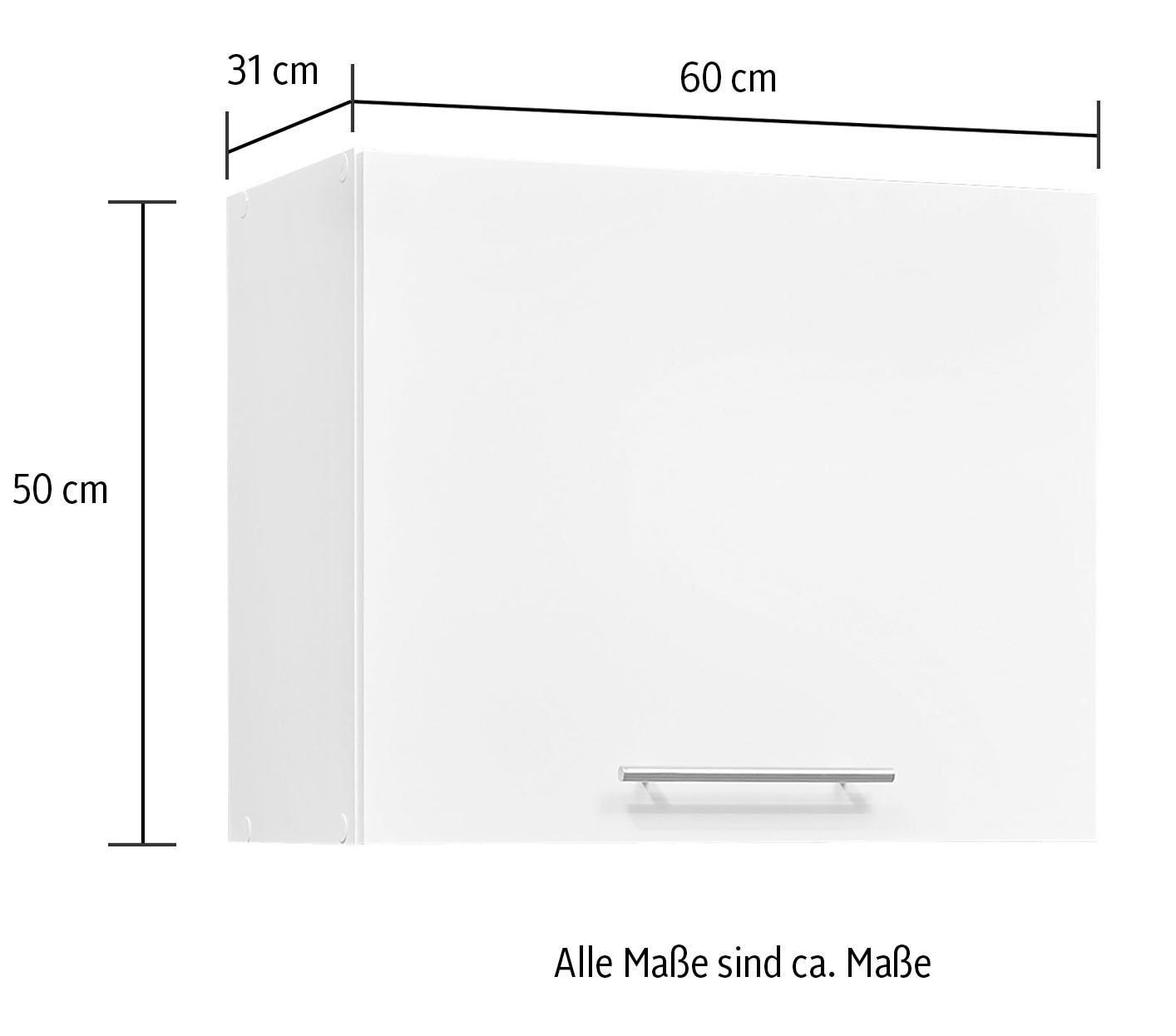BASIC by Balculina Hängeschrank »Eddi«, Breite 60 cm auf Rechnung bestellen