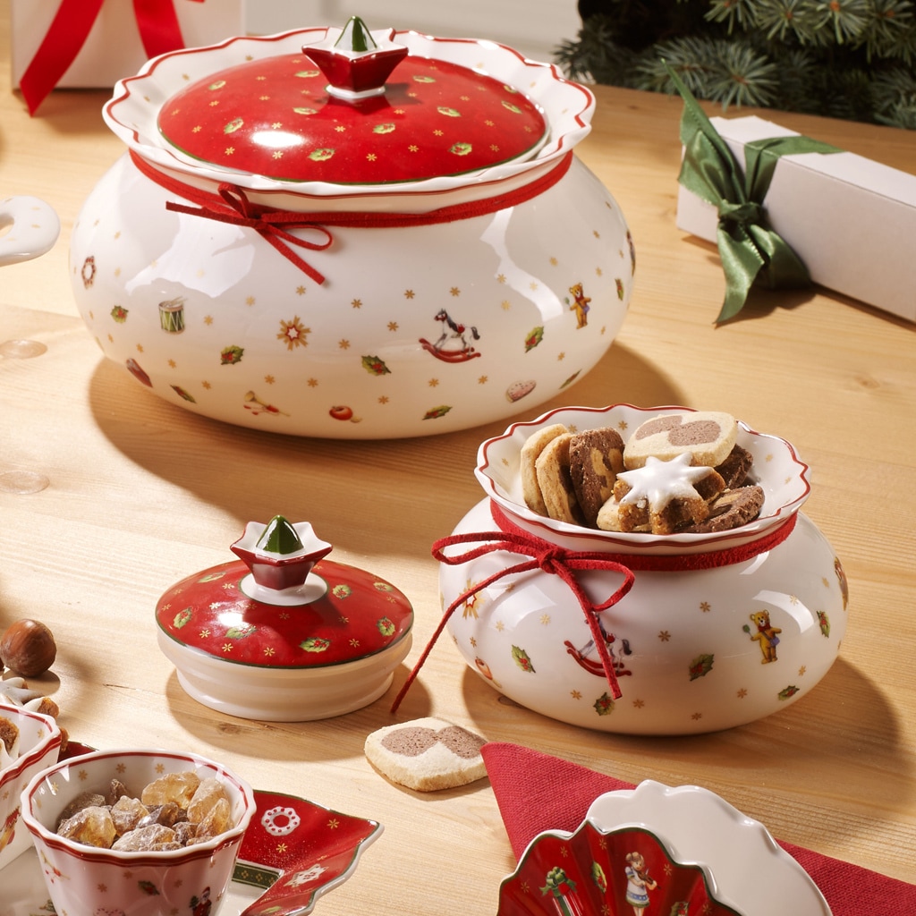Villeroy & Boch Weihnachtsfigur »Dose Toy's Delight ø 13,6 cm bunt«