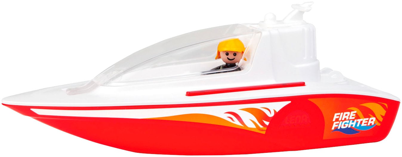 Lena® Spielzeug-Boot »Boazz Feuerwehrboot, ohne Pumpe« inklusive Spielfigur; Made in Europe