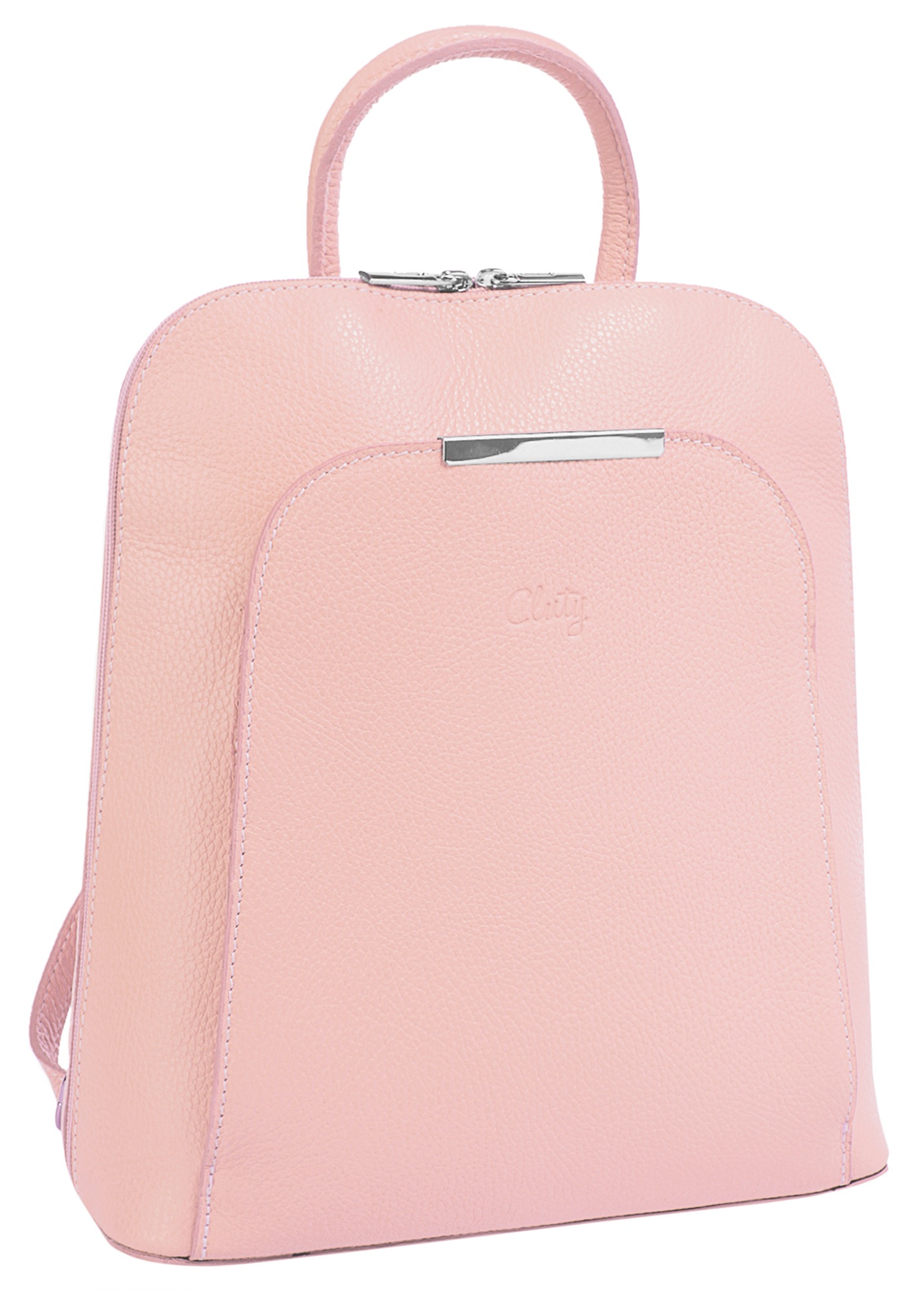 Cluty Cityrucksack, echt Leder, Made in Italy