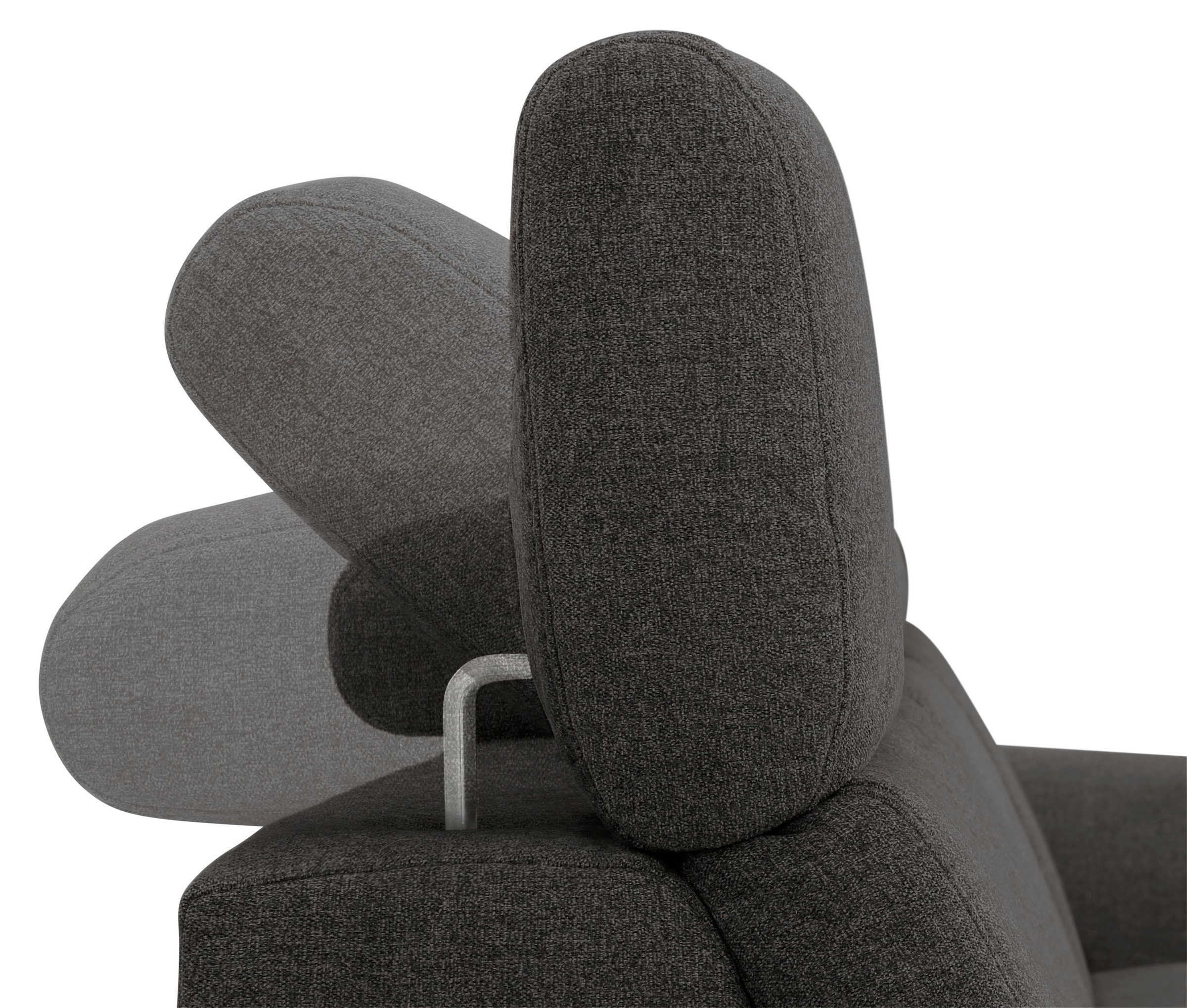 Home affaire Wohnlandschaft »Conville U-Form«, Kopfteilverstellung wahlweise mit Bettfunktion und Bettkasten