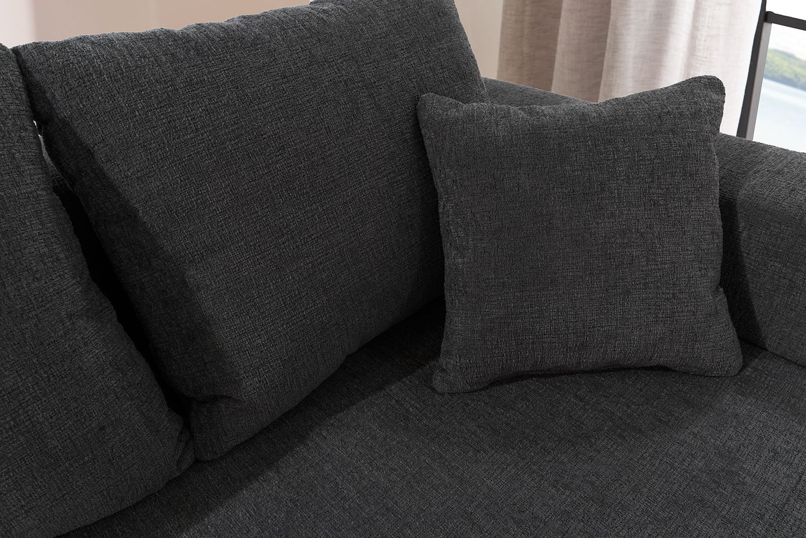 Jockenhöfer Gruppe Ecksofa »Saalbach, L-Form, Breite 261cm«, inkl. Bettfunktion & Bettkasten, Ottomane links/rechts montierbar