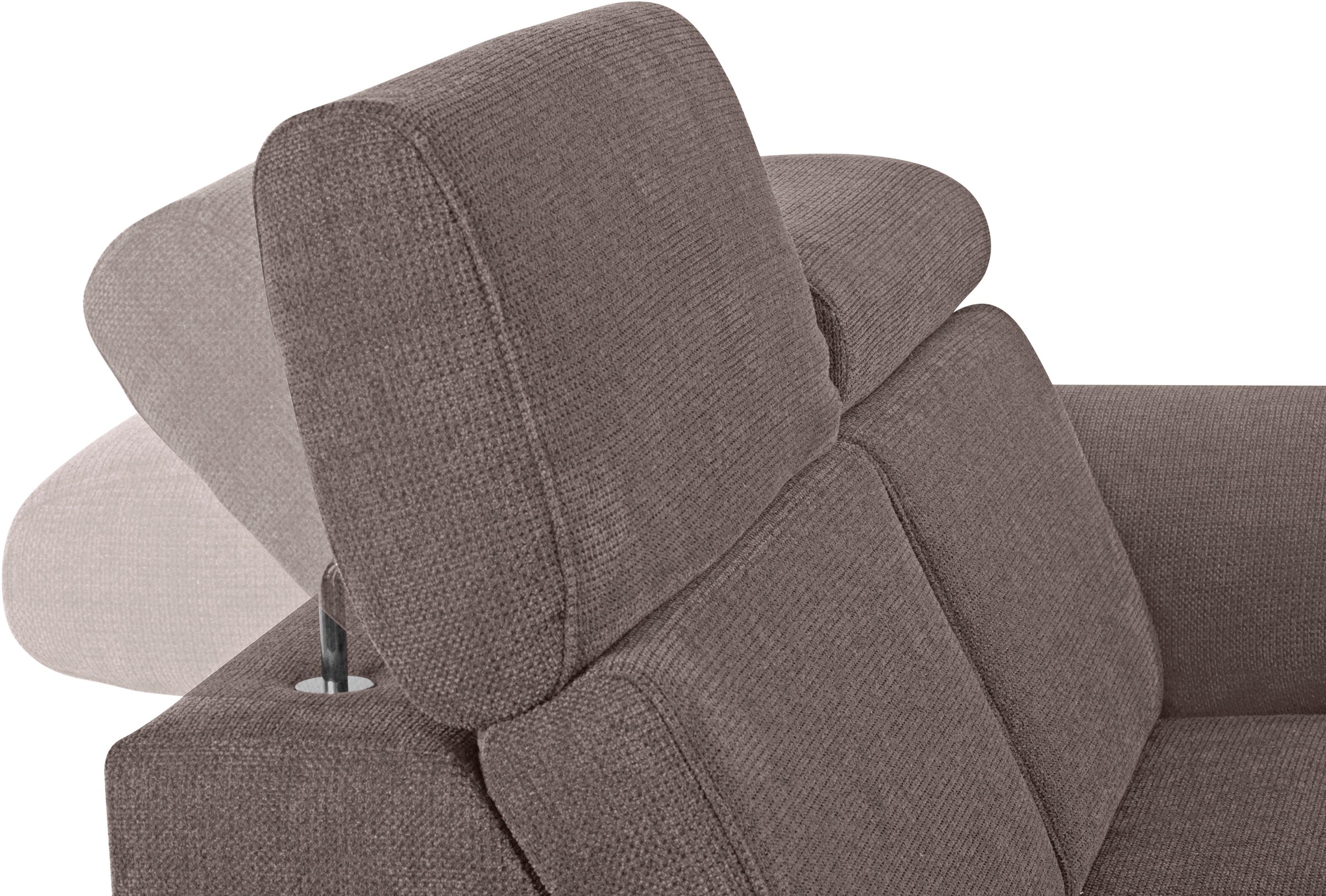sit&more 2-Sitzer »Arngast«, inklusive Federkern und Kopfteilverstellung