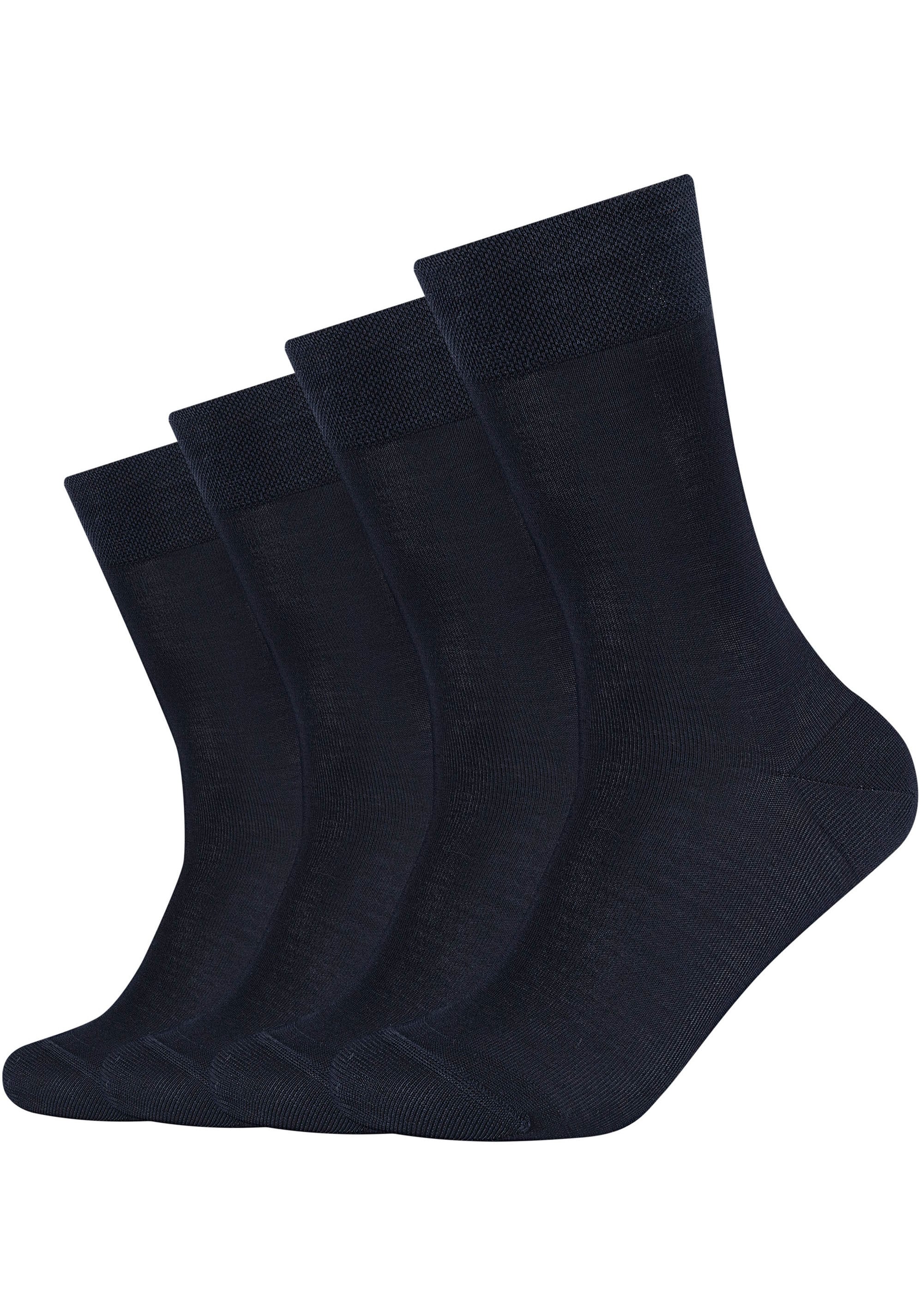 Socken, (4er Pack), mit hoher Verarbeitungsqualität