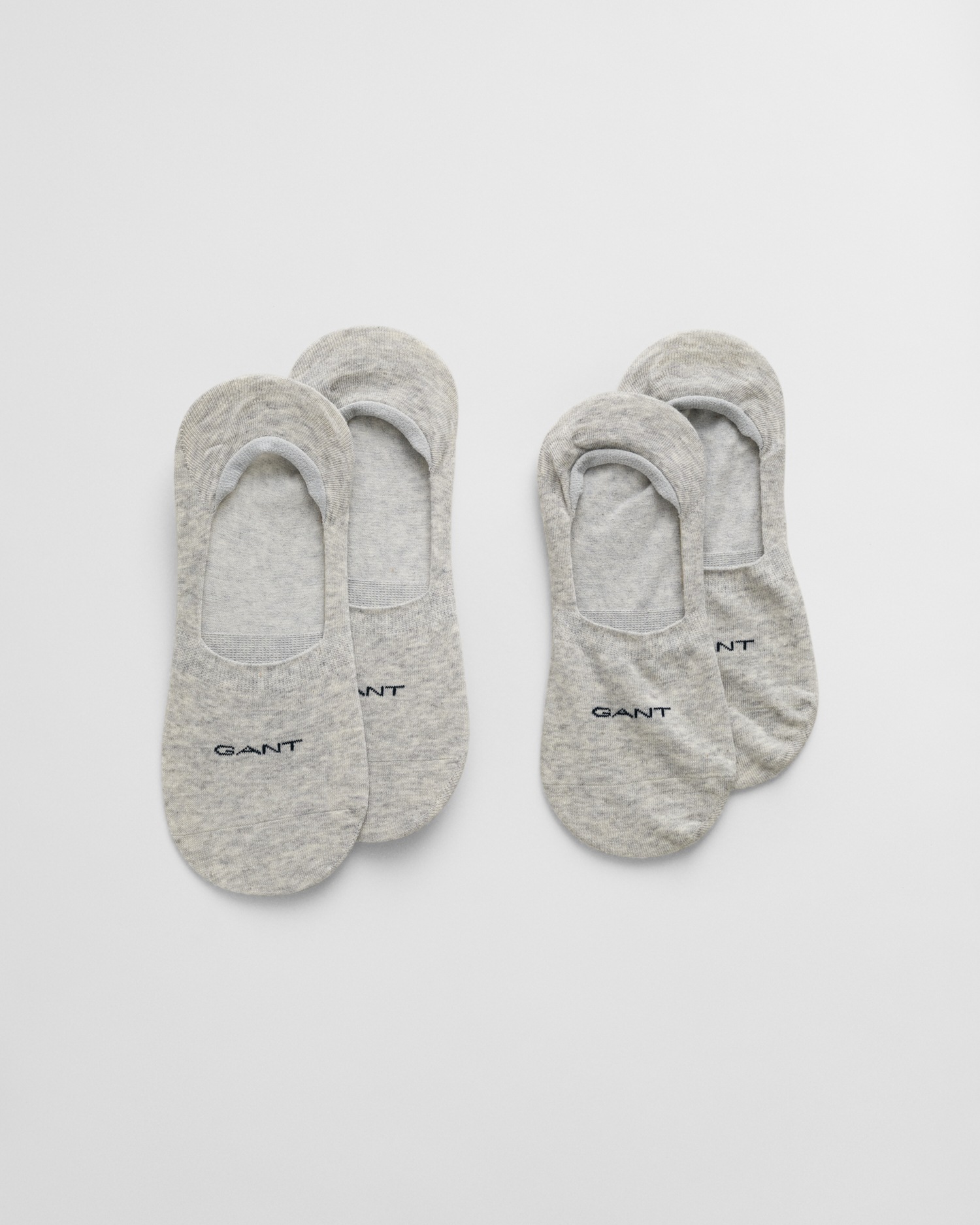 Gant Füßlinge »INVISIBLE SOCKS 2-PACK«, mit Silikonbesatz am Fersenbereich