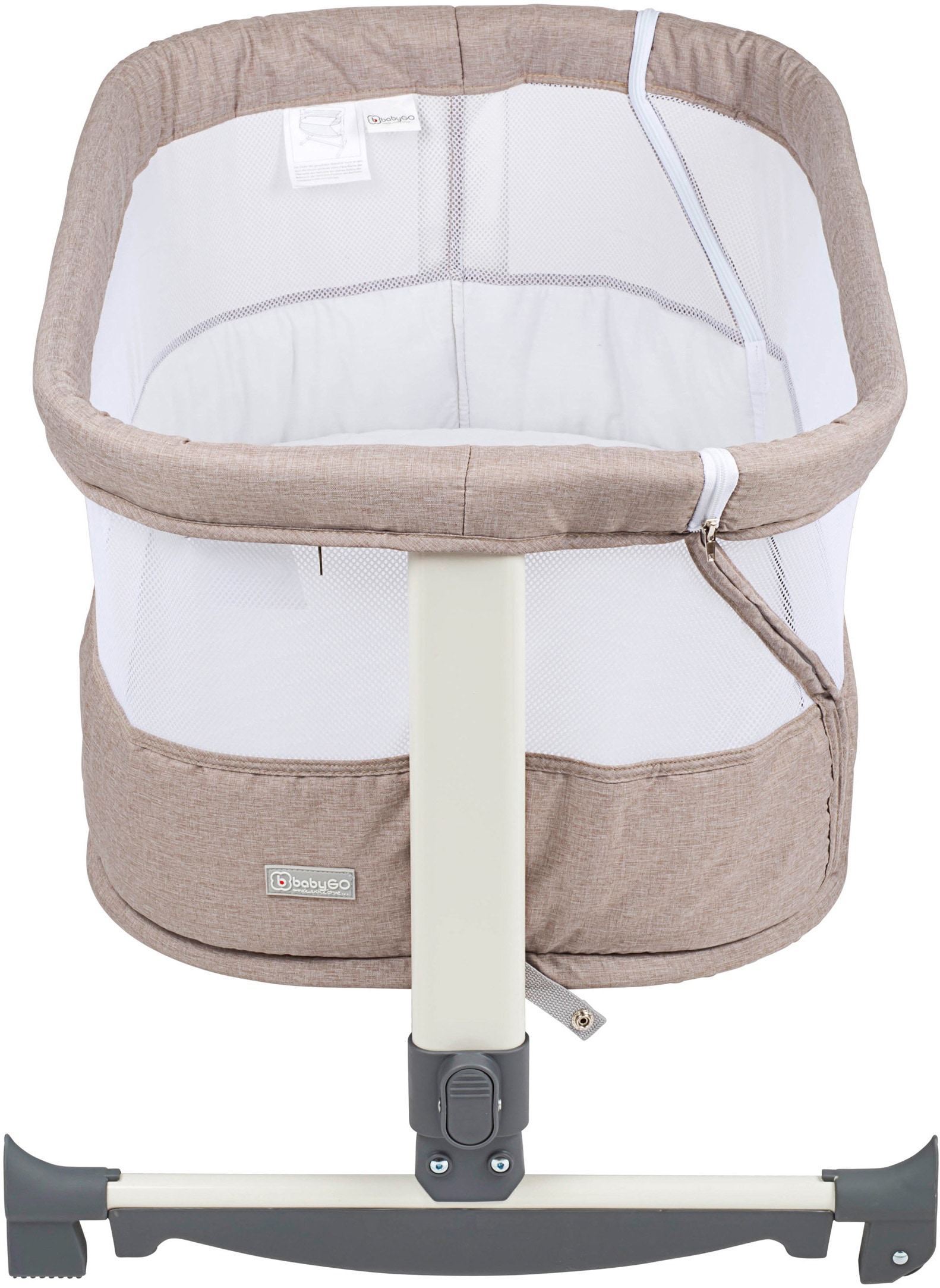 BabyGo Beistellbett »Vivaldi, beige«