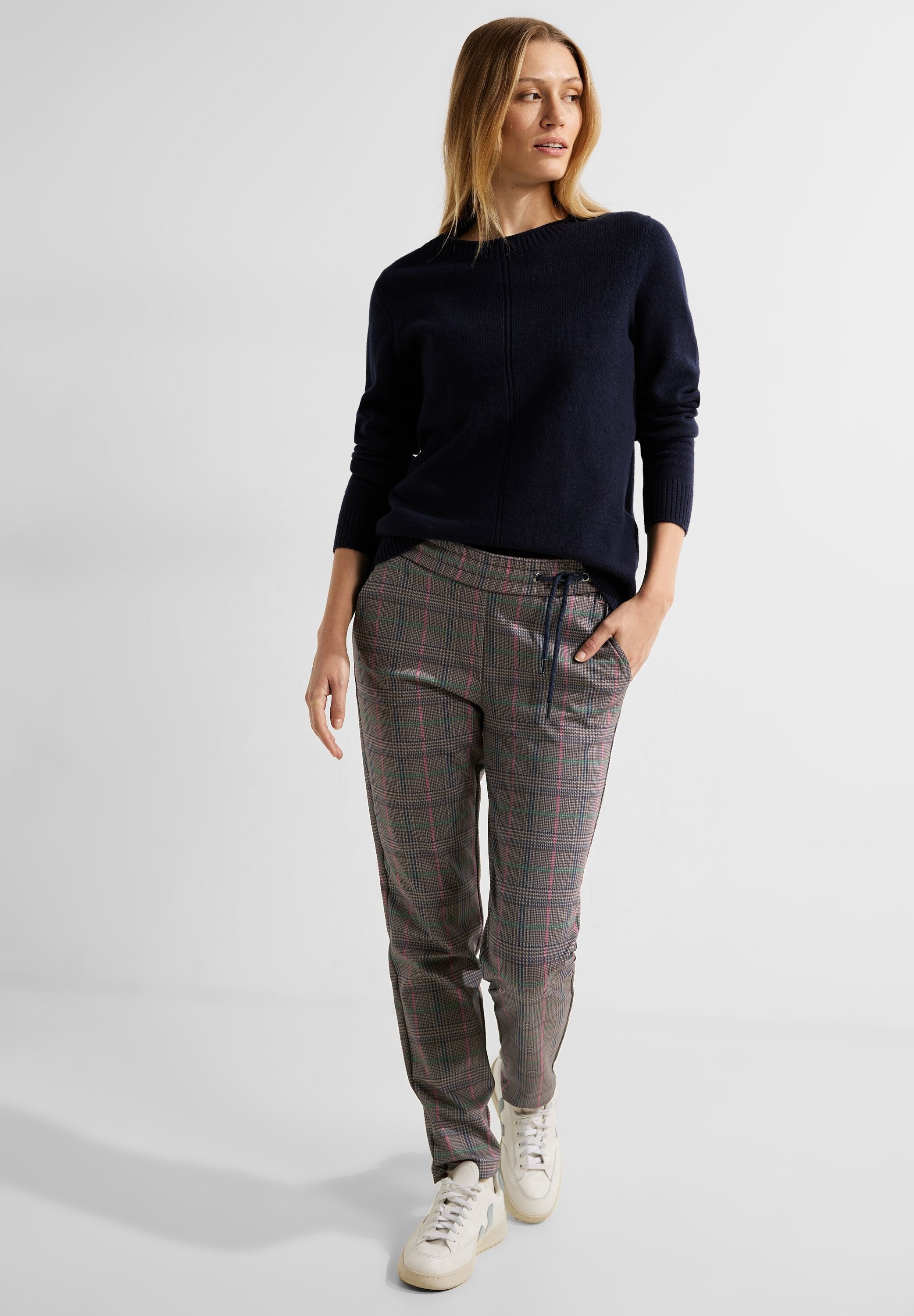 Cecil Jogger ♕ »Damenhose bei Karomuster Tracey Pants Check«