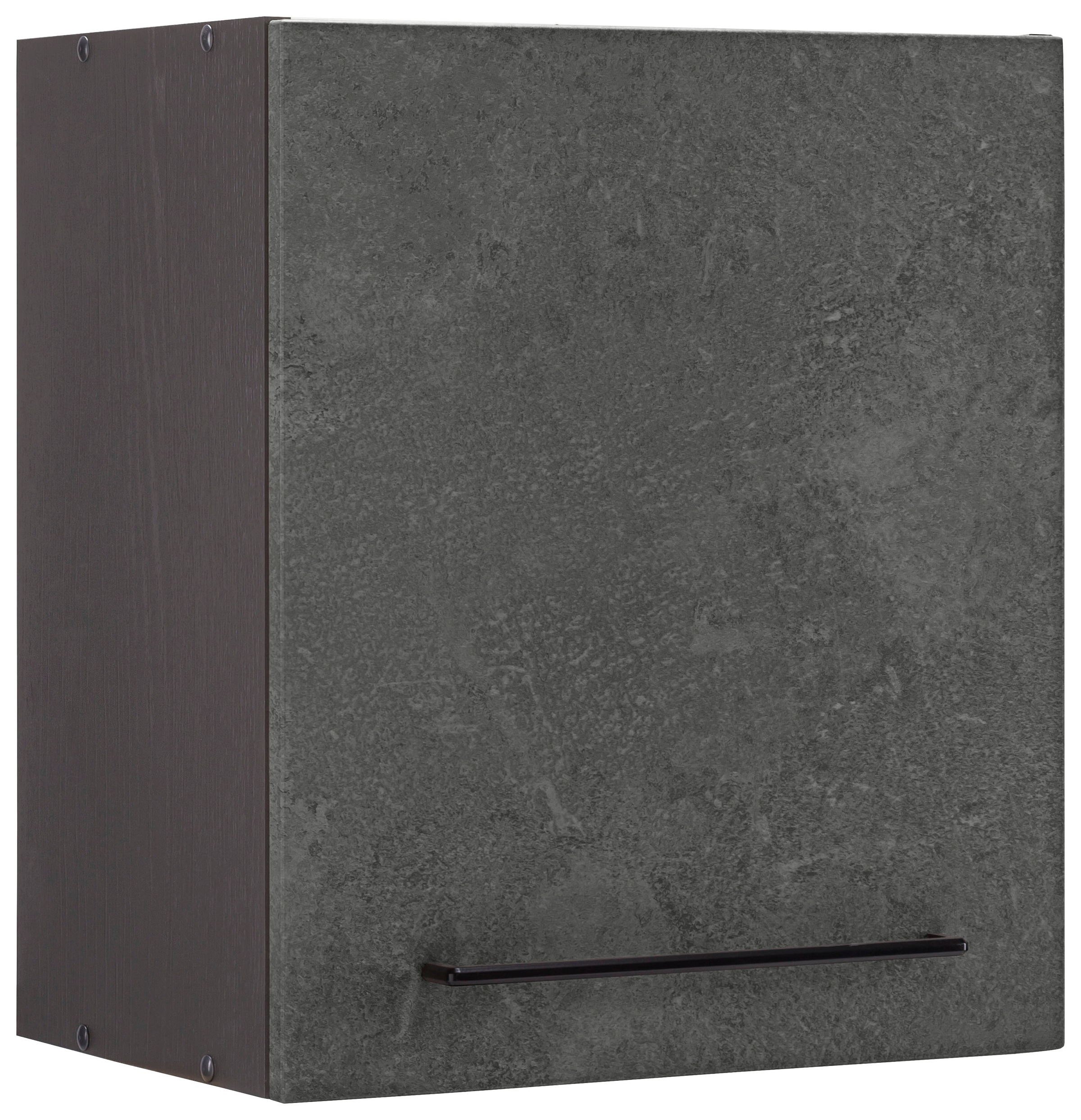 KOCHSTATION Hängeschrank »KS-Tulsa«, 50 cm breit, 57 cm hoch, 1 Tür, schwarzer Metallgriff, MDF Front