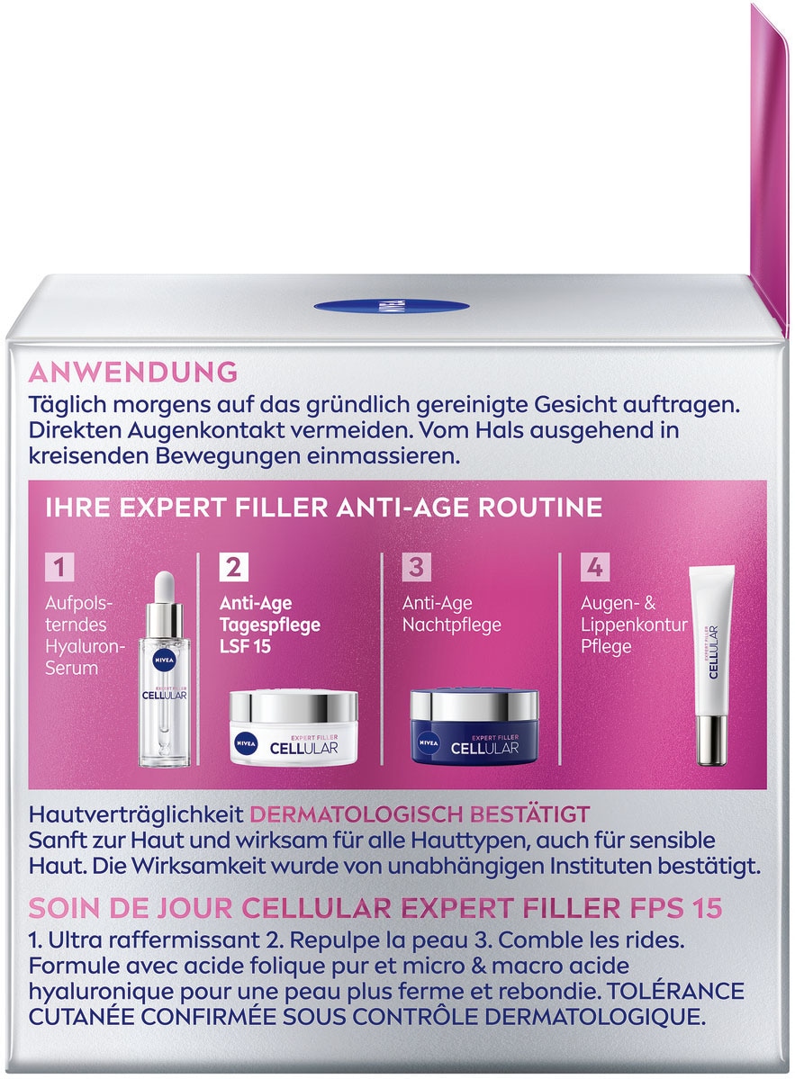 Nivea Tagescreme »CELLULAR Expert Filler Tagespflege LSF 15«