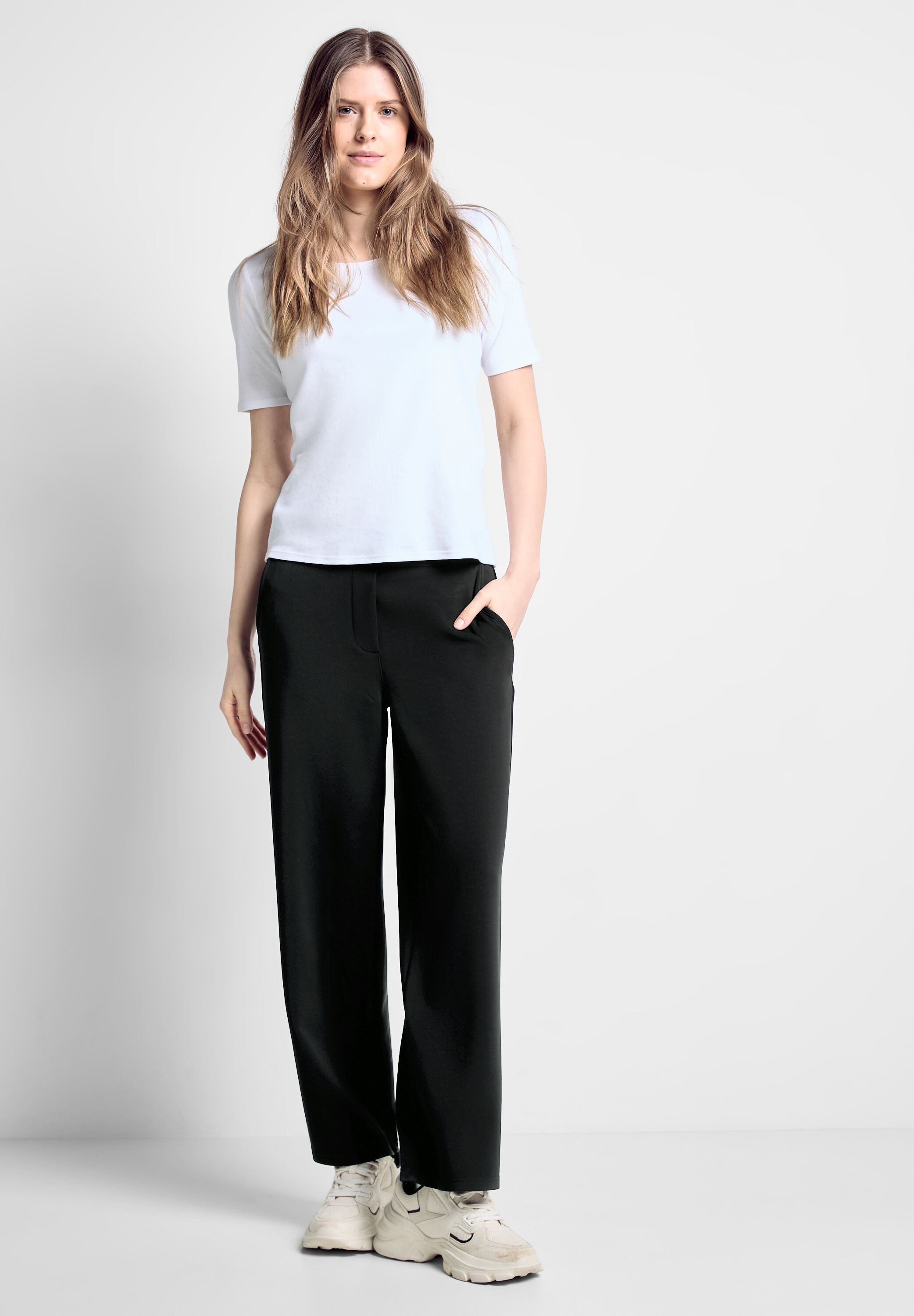 Cecil Loungehose »Style Neele Modal«, Loose Fit mit weitem Bein