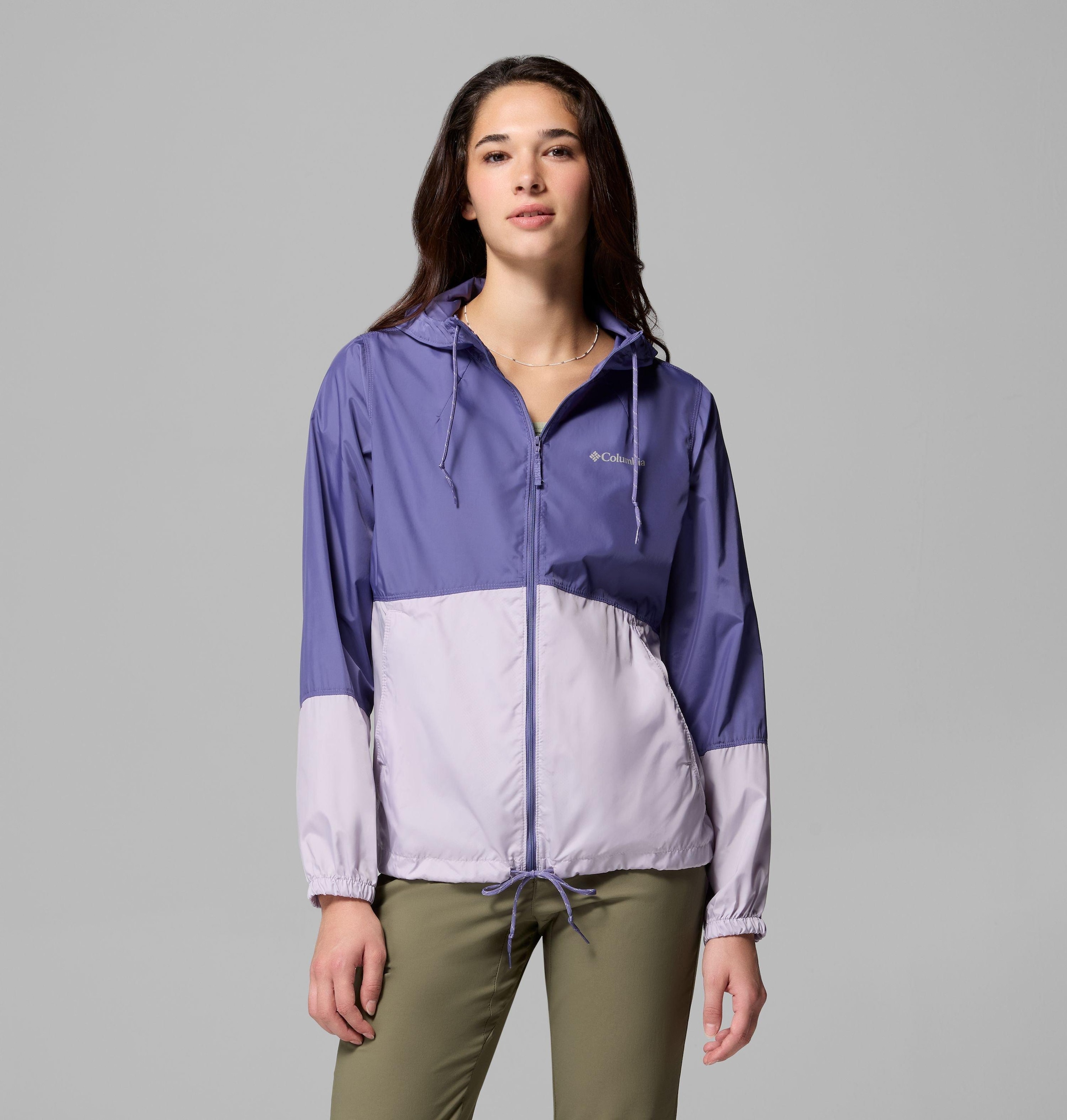 Columbia Windbreaker mit Kapuze für Wandern, Trekking und Laufen, mit Kapuze und Kordelzug