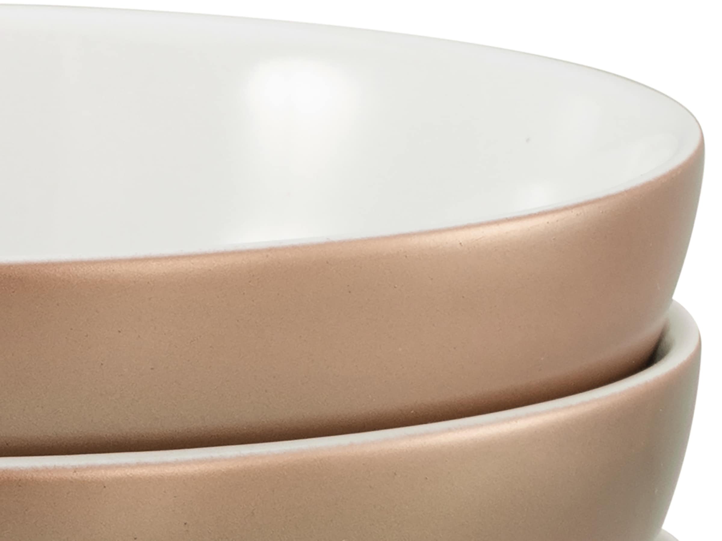 CreaTable Müslischale »Golden Days, Schale 6-tlg« 6 Stk. aus Steinzeug Goldfarbene Spezialglasur