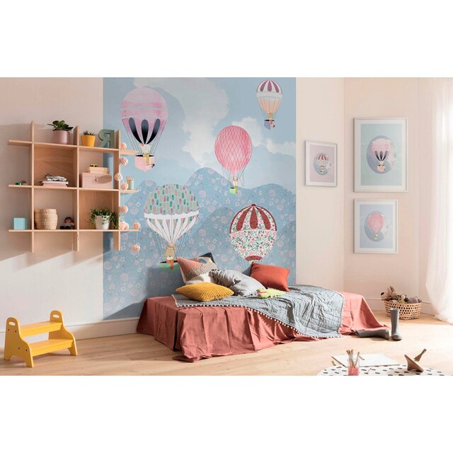 Komar Poster »Happy Balloon Rose«, Figuren, (1 St.), Kinderzimmer,  Schlafzimmer, Wohnzimmer online kaufen | mit 3 Jahren XXL Garantie
