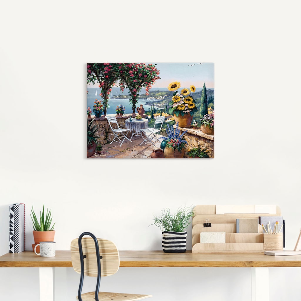 Artland Wandbild »Momente der Meditation«, Garten, (1 St.), als Leinwandbild, Poster, Wandaufkleber in verschied. Größen