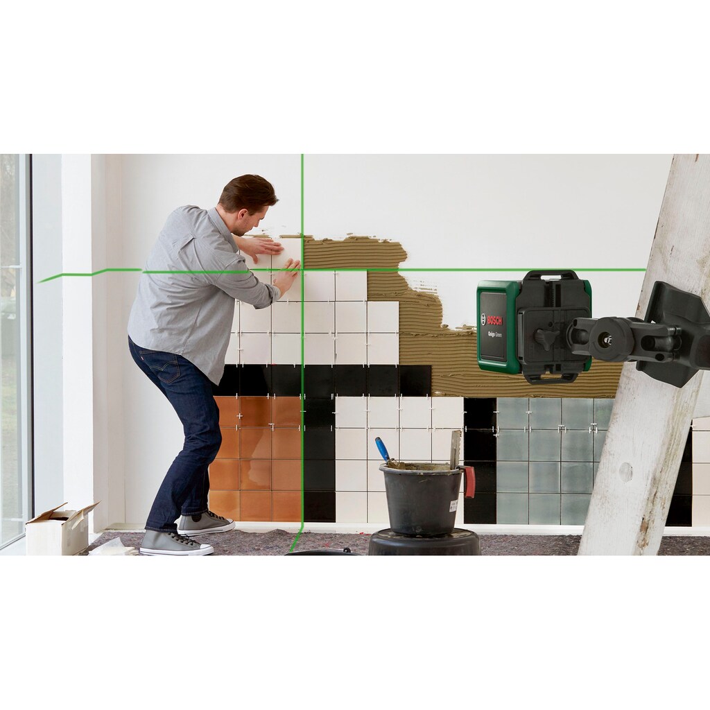 Bosch Home & Garden Kreuzlinienlaser »Quigo Green«