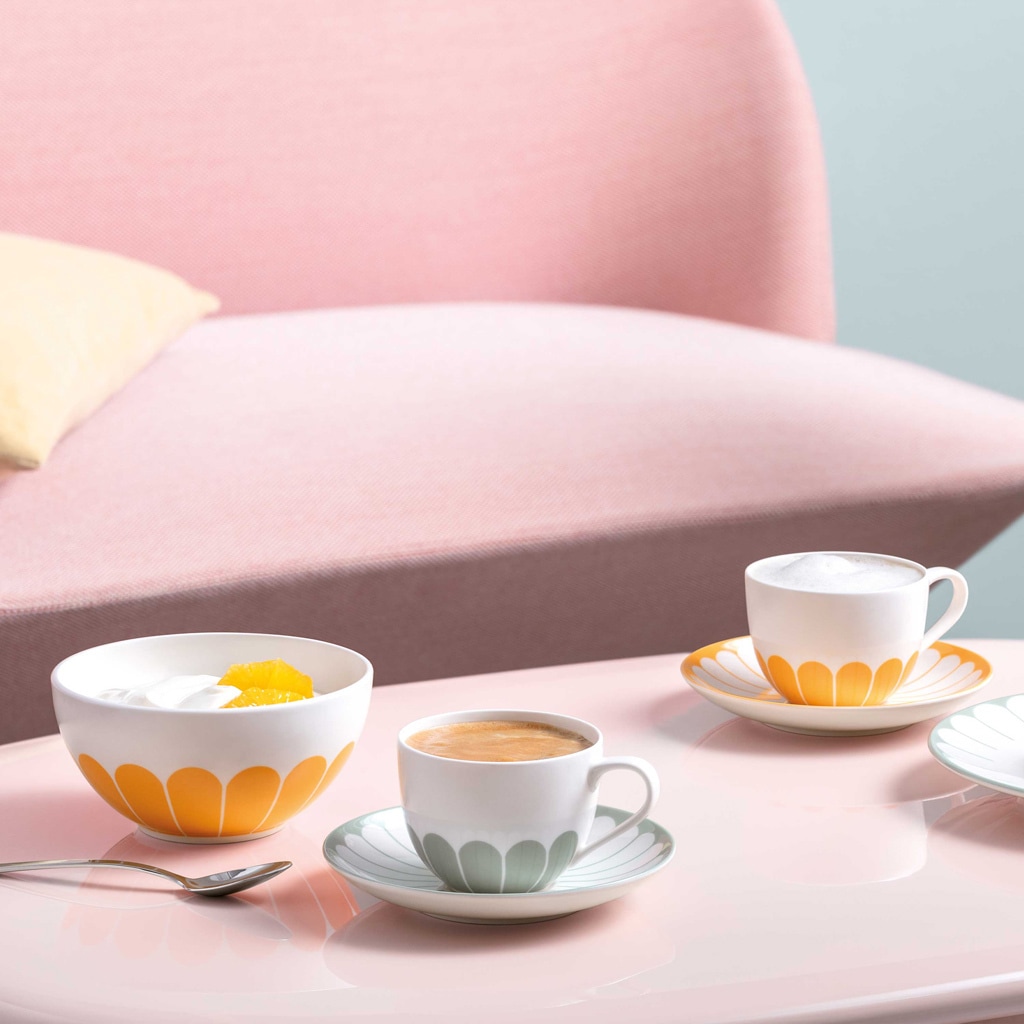 Villeroy & Boch Tasse »Kaffeetasse mit Untertasse Fleur Couleur 160 ml«