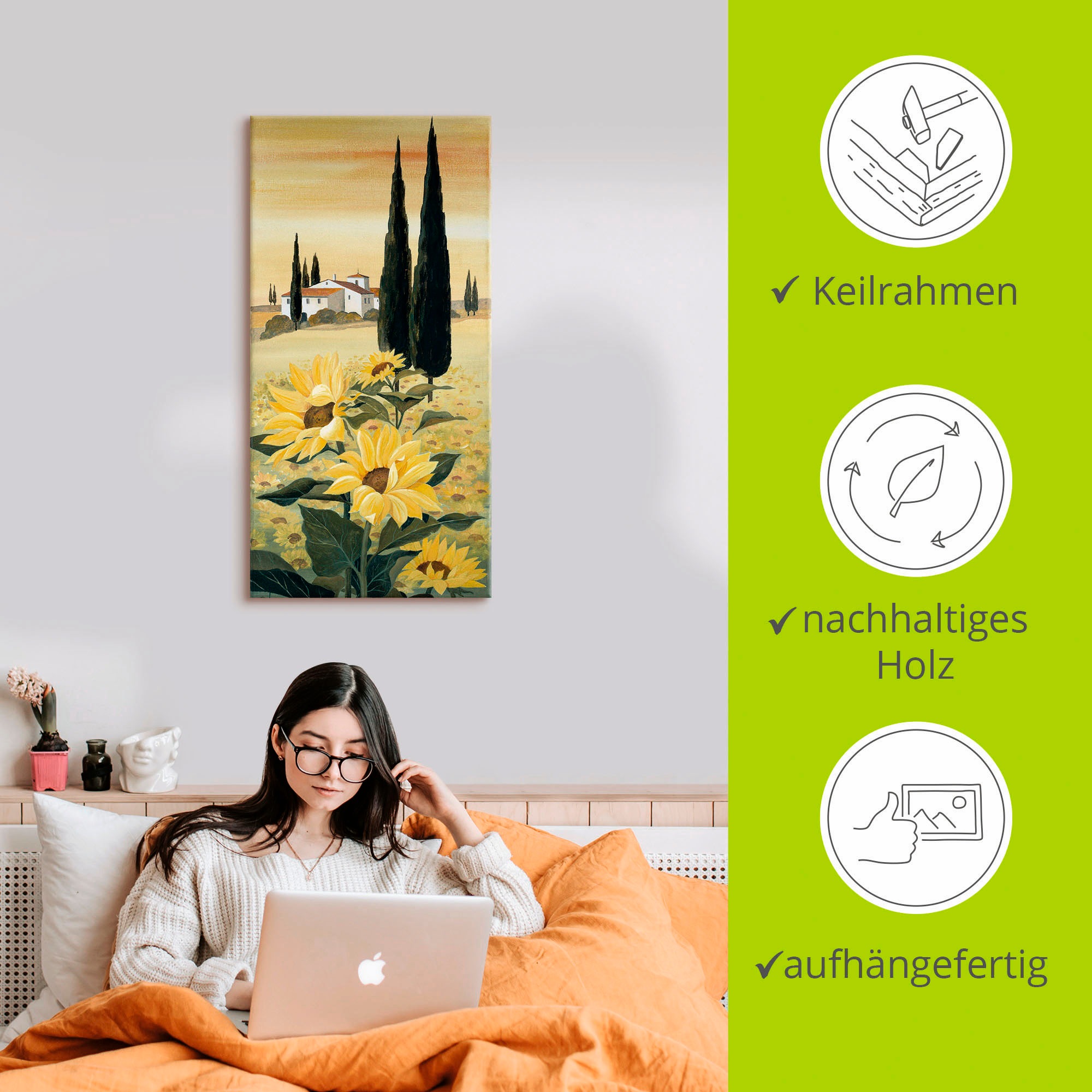 Artland Wandbild »Südliche Weite« 1 Stk. tlg. als Leinwandbild, Poster, Wandaufkleber in verschied. Größen