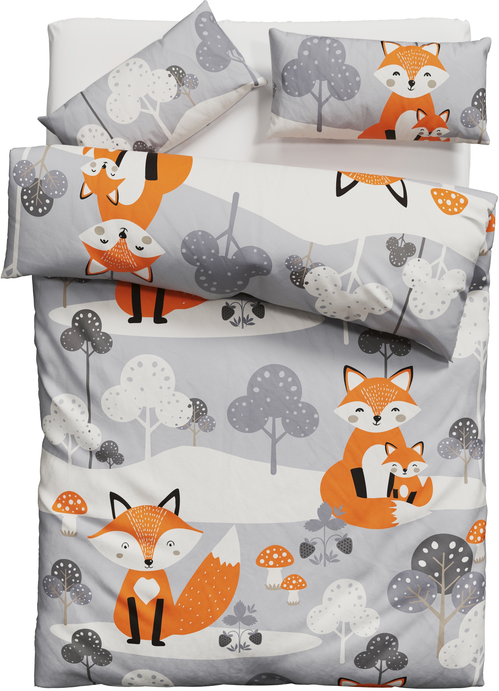 OTTO home Bettwäsche »Physalis« 2 Stk. in Gr. 135x200 oder 155x220 cm, 100% Baumwolle, mehrere Designs