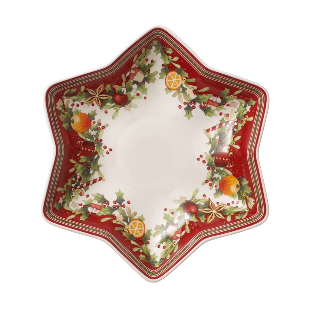 Villeroy & Boch Schale »Sternenschale auf Fuß Winter Bakery Delight 450 ml bunt«
